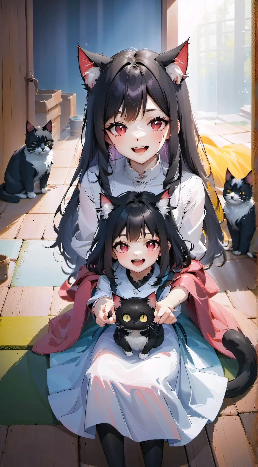 ai character: Sarah and Liv, background