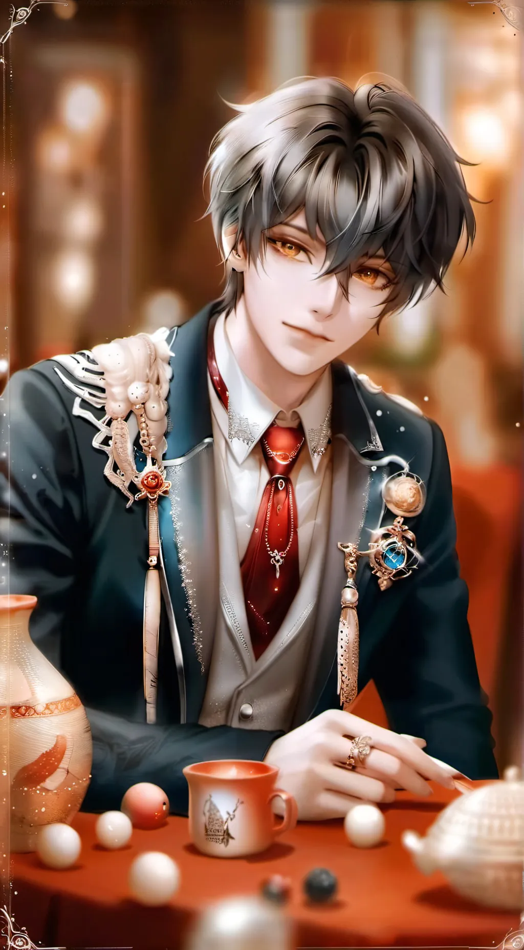 ai character: Jason ❤️😜💍 background