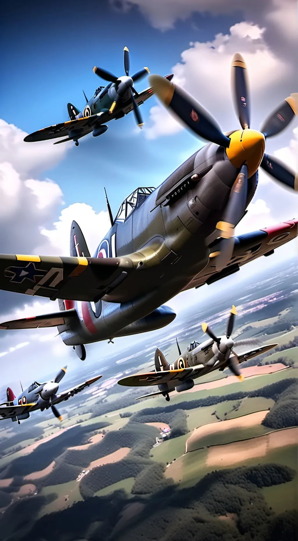 ai character: spitfire squadron  background