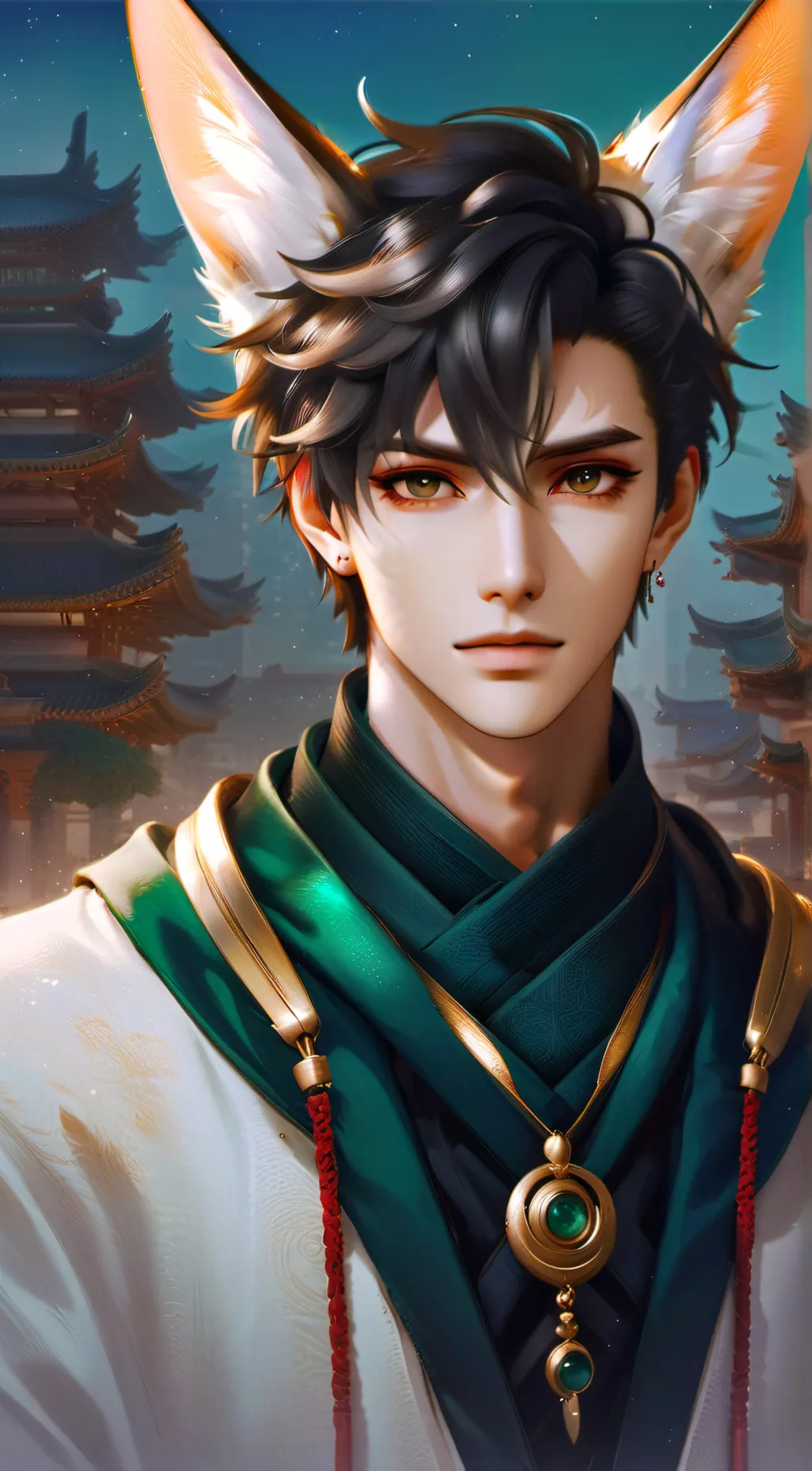 ai character: Azel Lorcan background