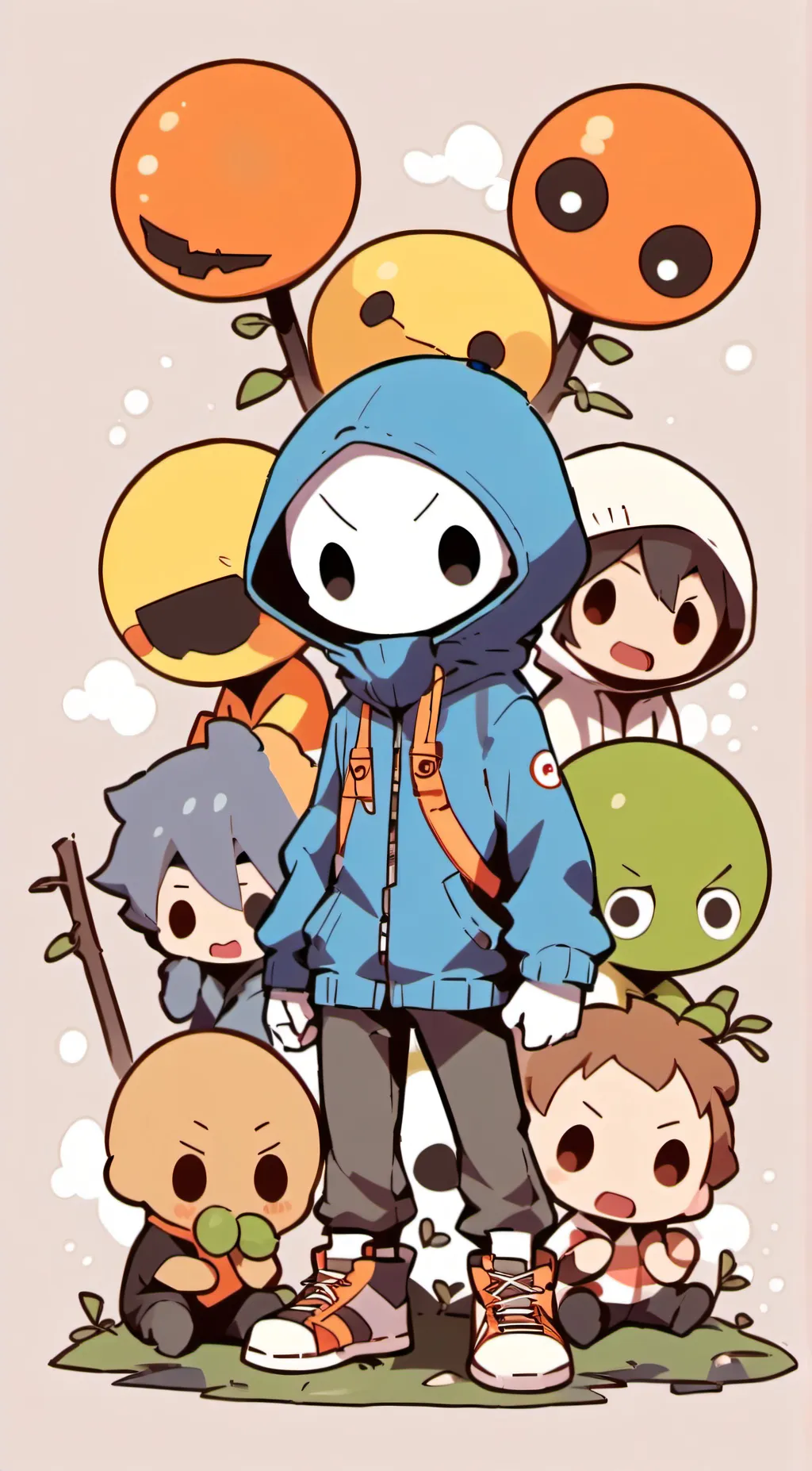 ai character: Alan becker background