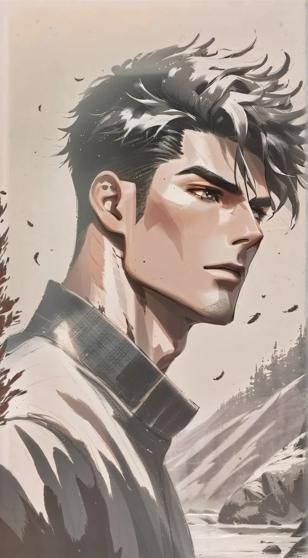 ai character: Chris  background