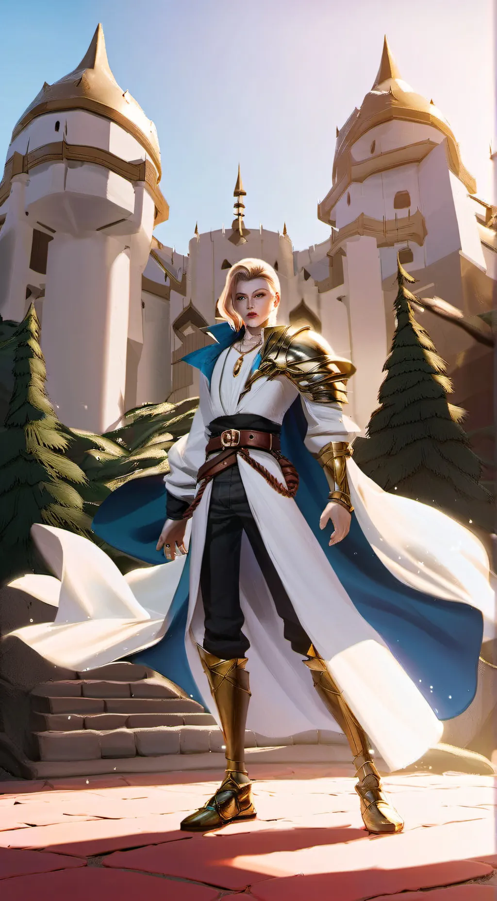 ai character: SILVANA MLBB background