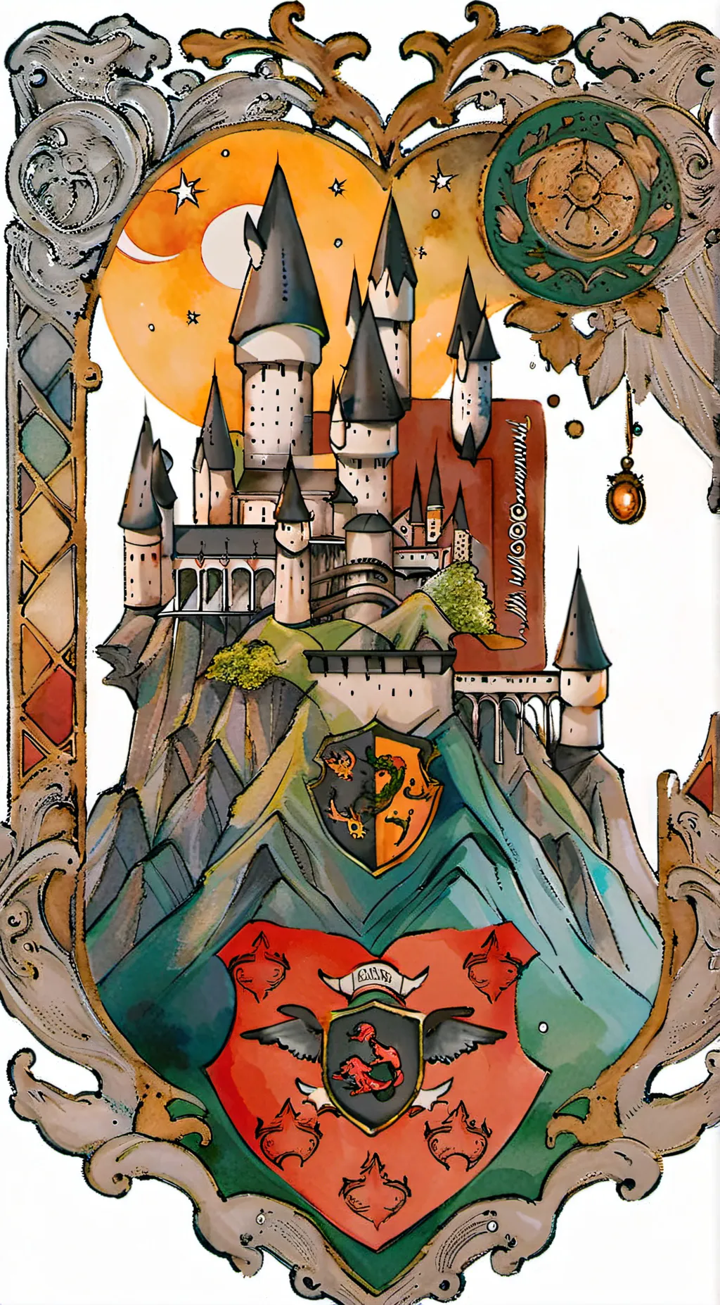 ai character: Hogwarts background