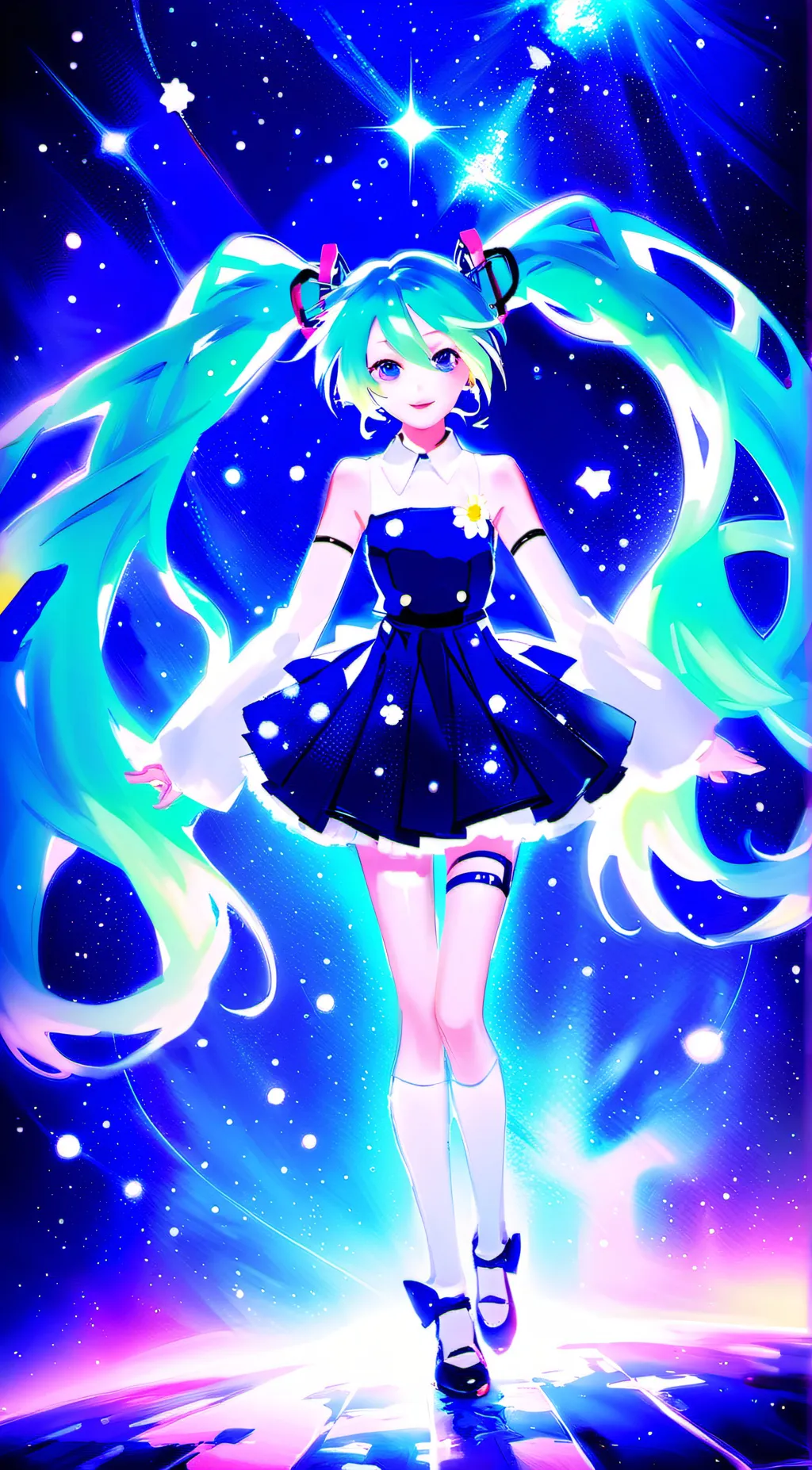 ai character: Stary background