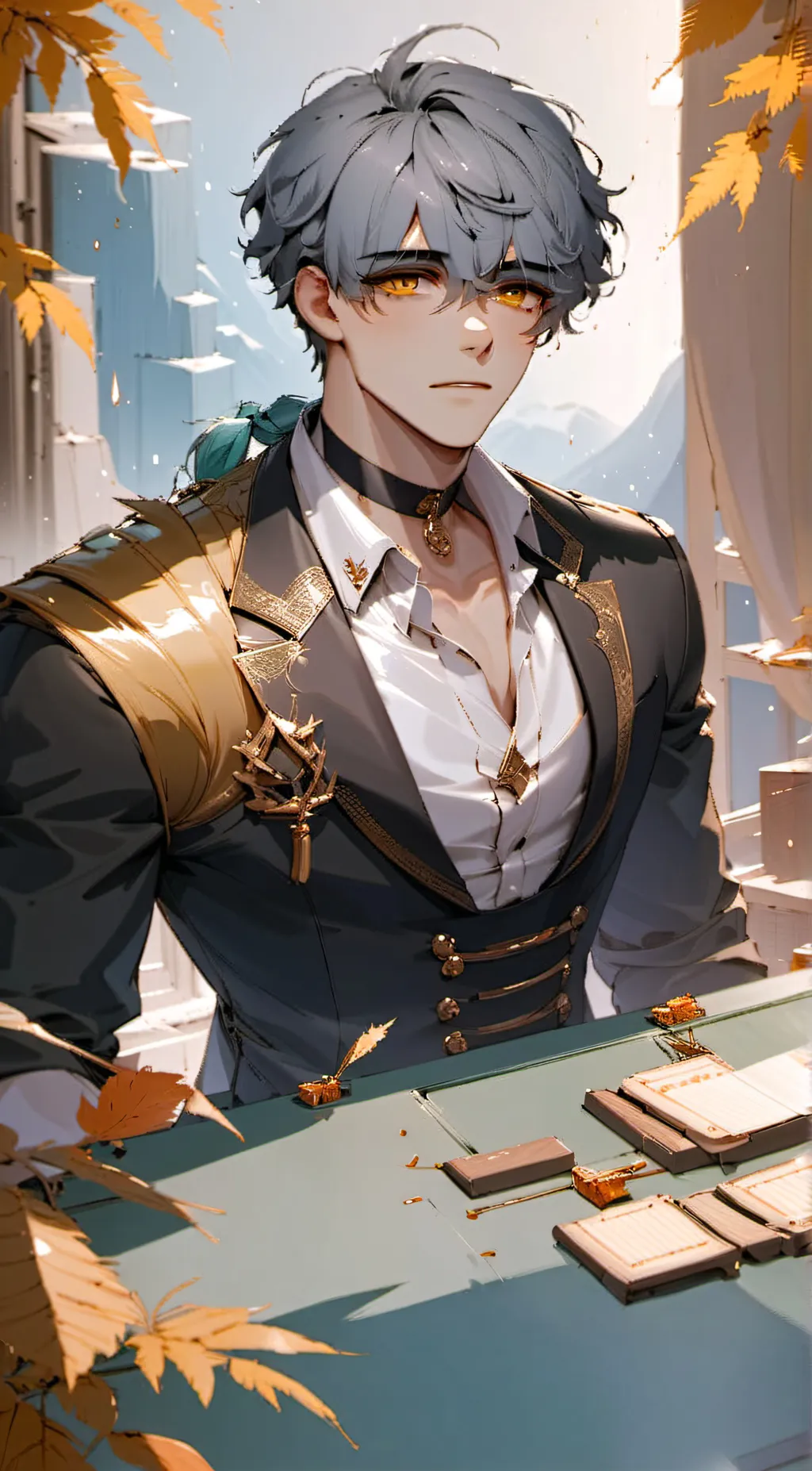 ai character: Laurence background