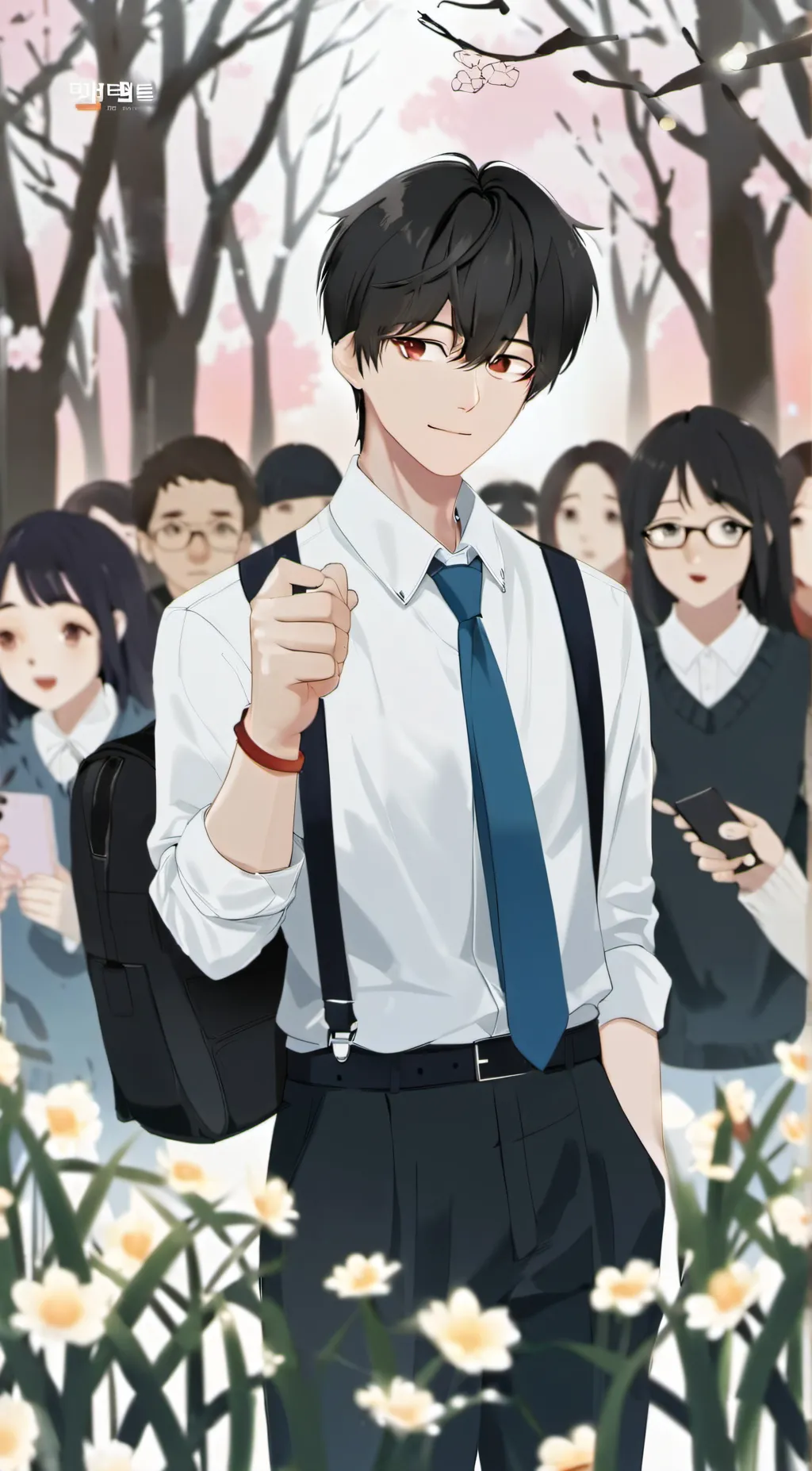 ai character: Sung Jin woo background