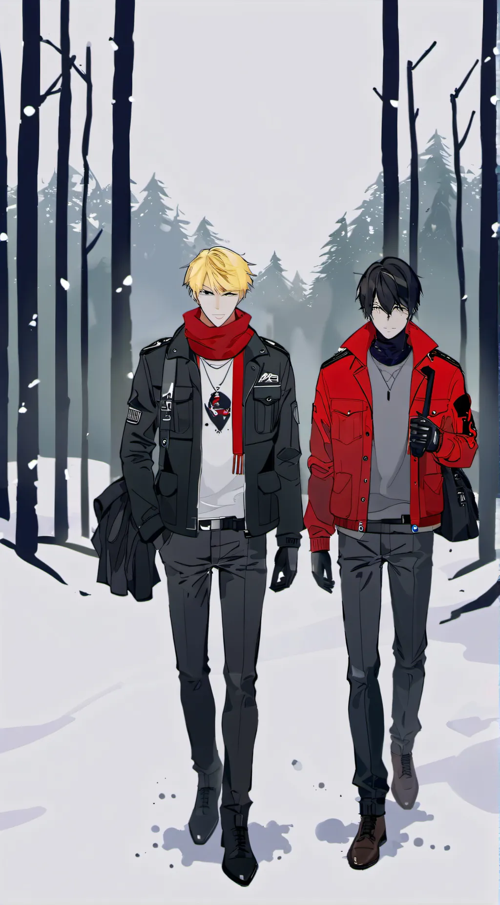 ai character: donald and jon background