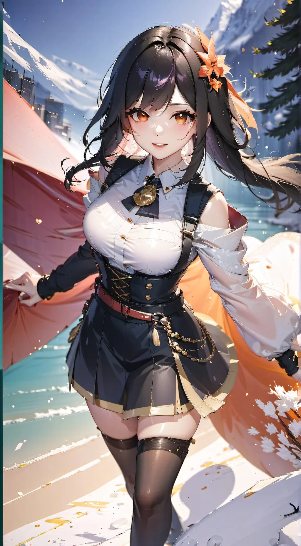 ai character: Haley Kana Karima background