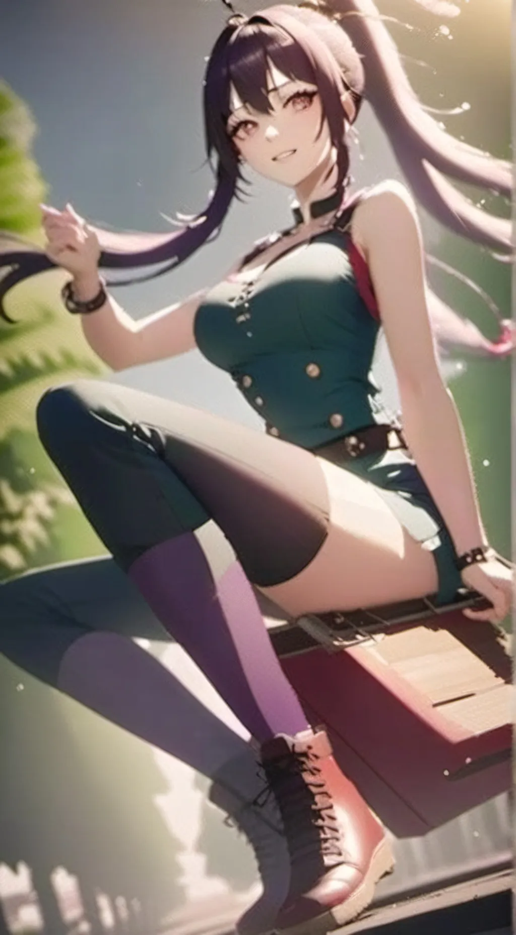 ai character: Laura  background