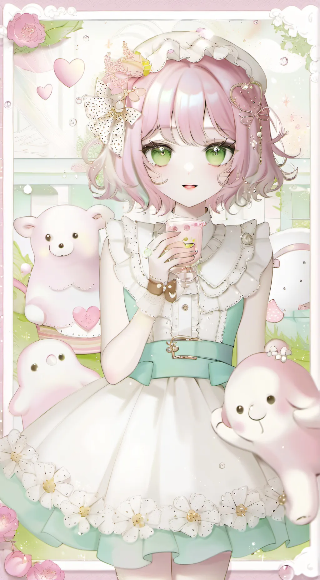 ai character: Mha heaven background