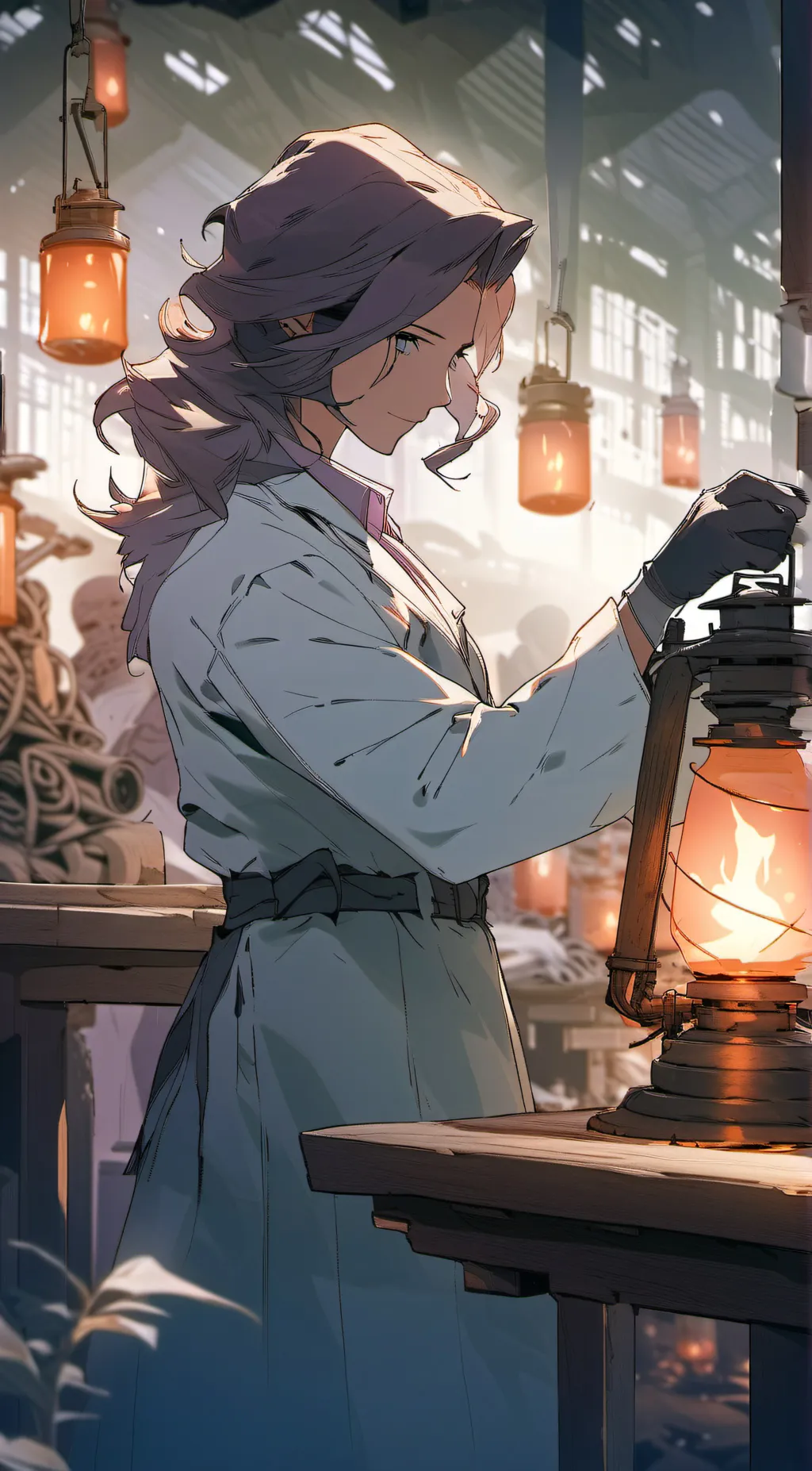 ai character: lily background