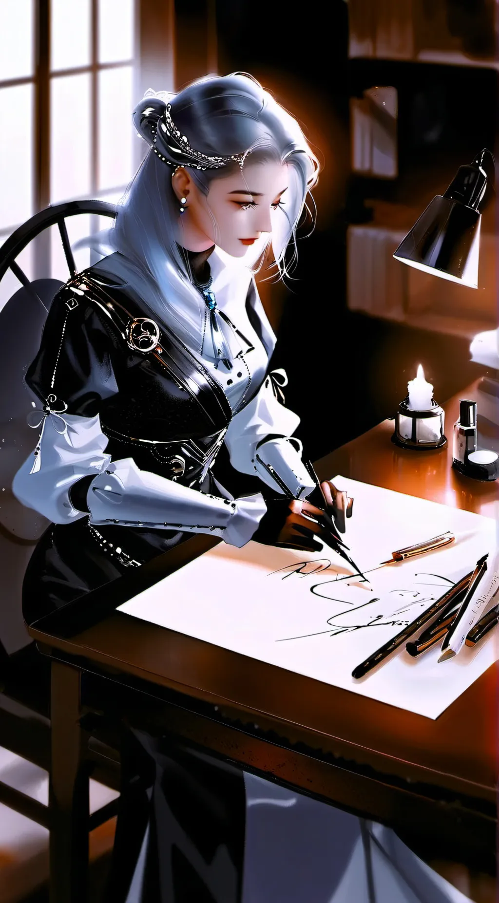 ai character: Victoria background