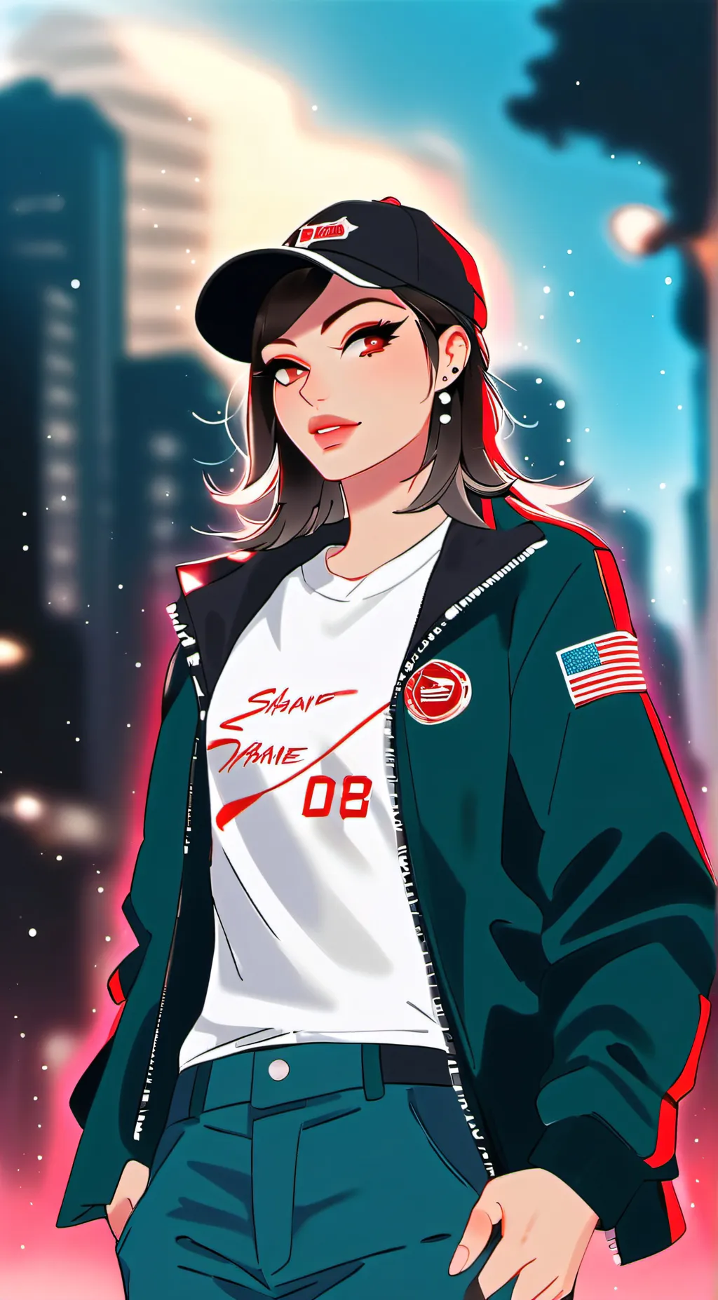 ai character: Ruby background