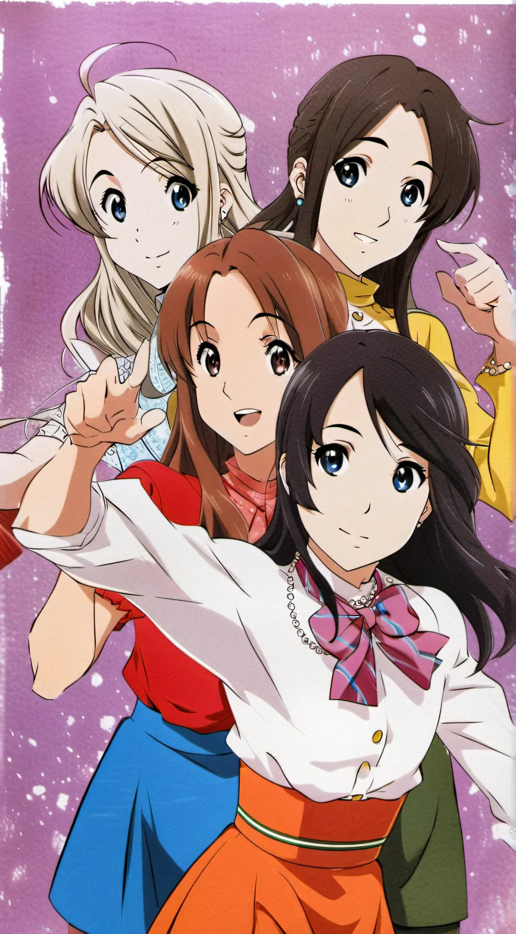 ai character: Girls sleepover background