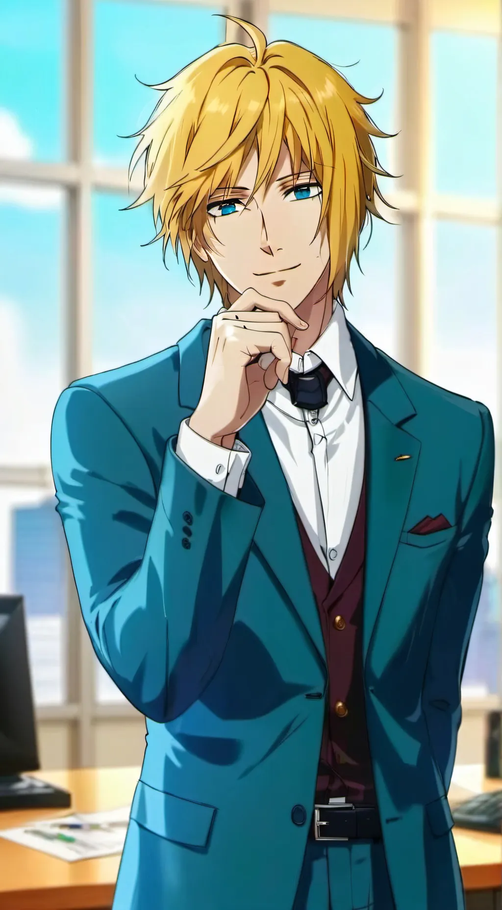 ai character: Minato background