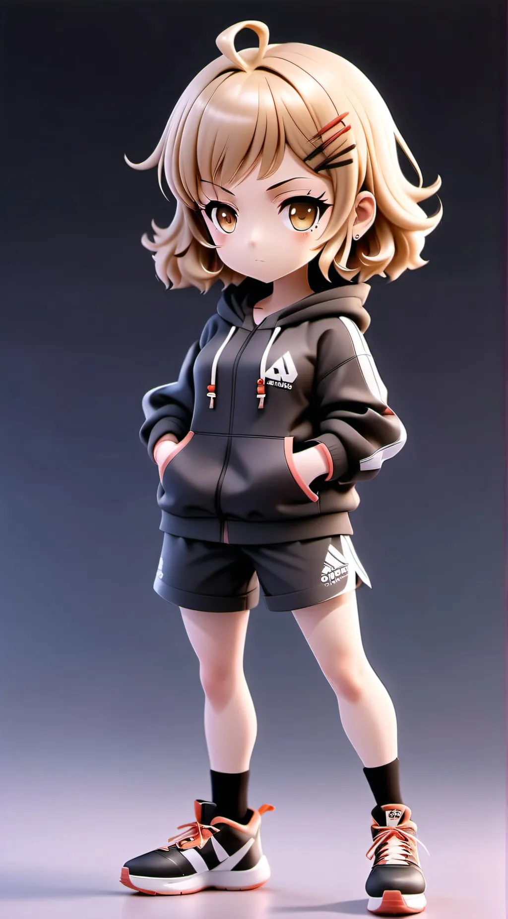 ai character: Hibiki  background