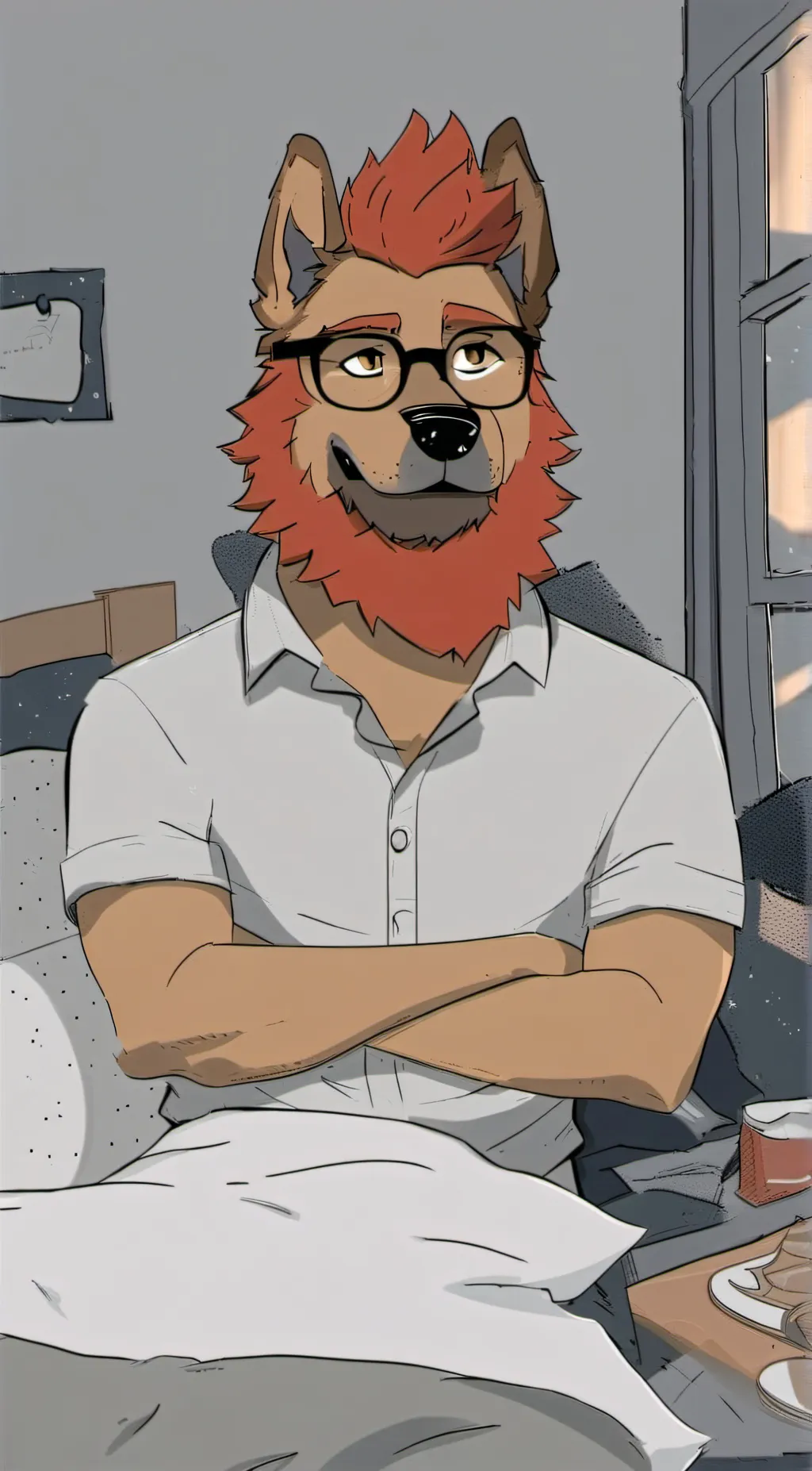 ai character: Louis background