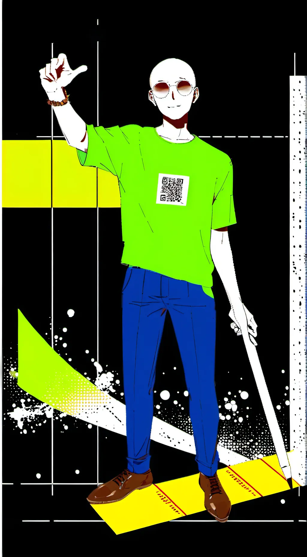 ai character: baldi background