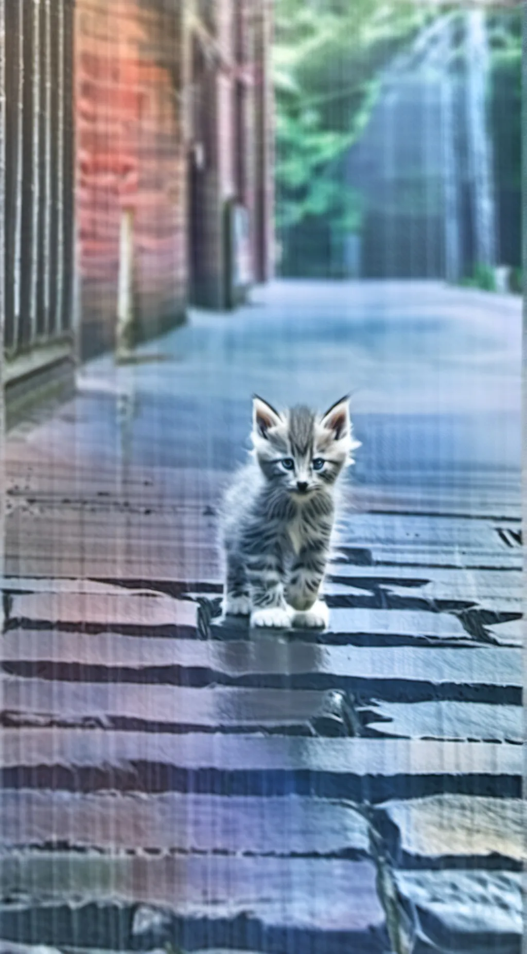 ai character: Kitten background