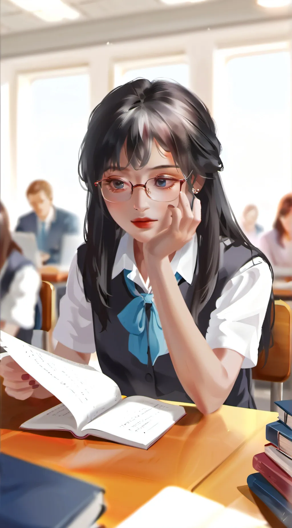 ai character: emme background