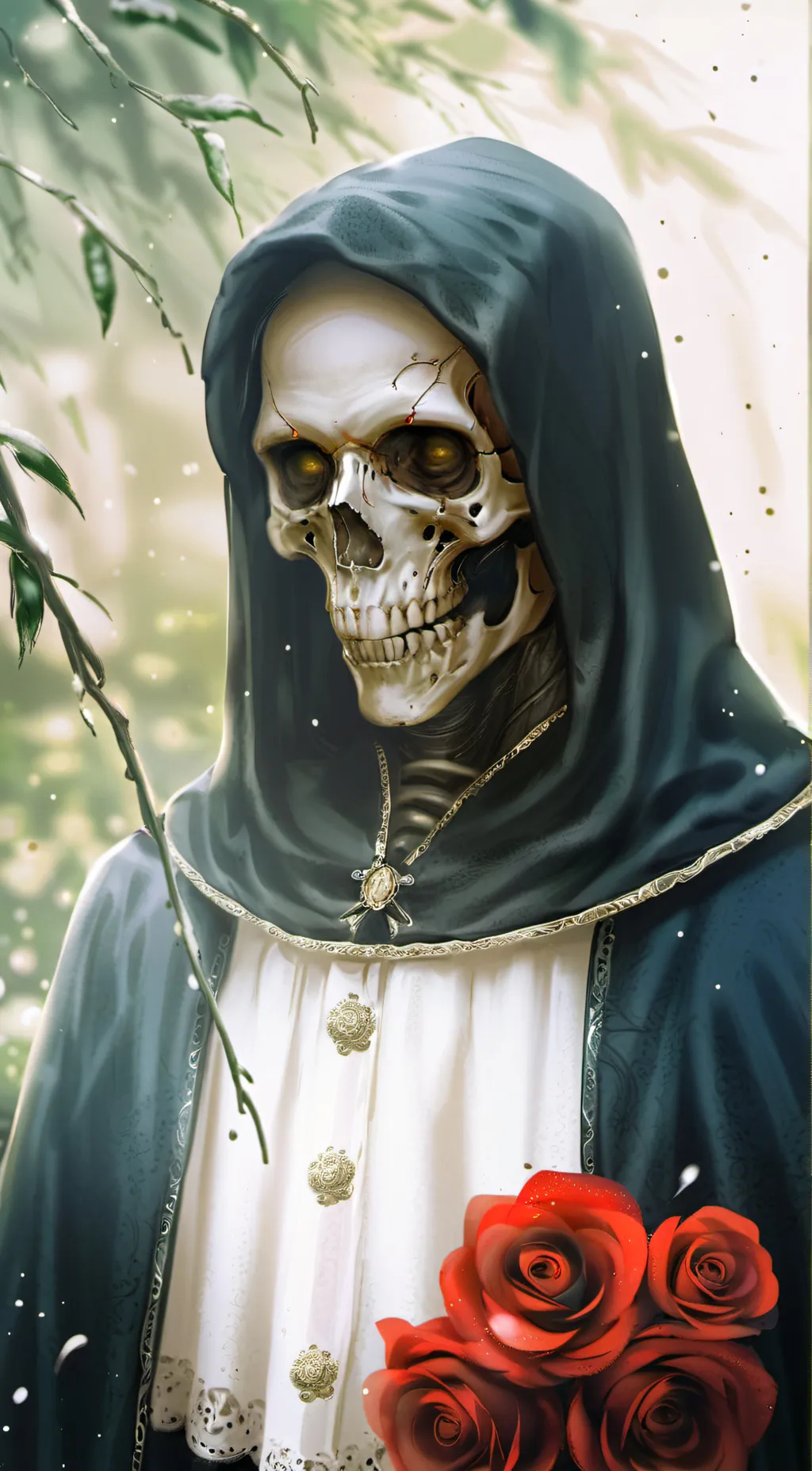 ai character: The Grim Reaper background