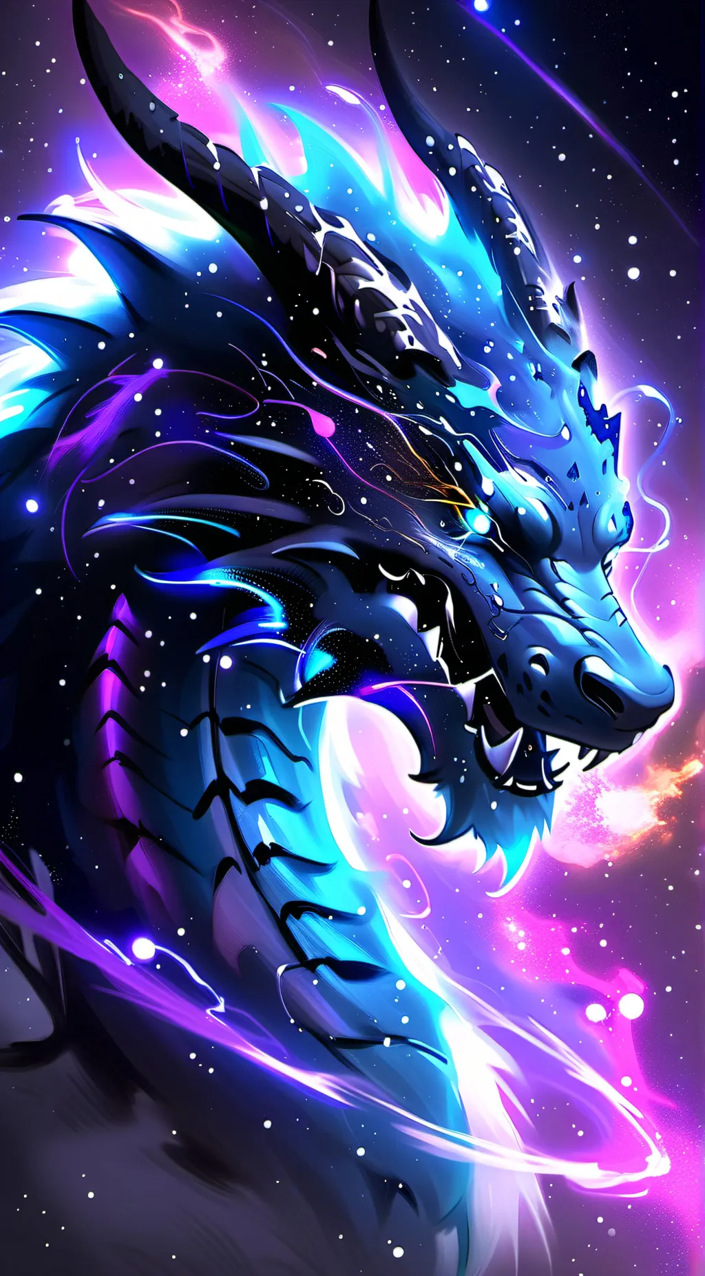 ai character: Moon background