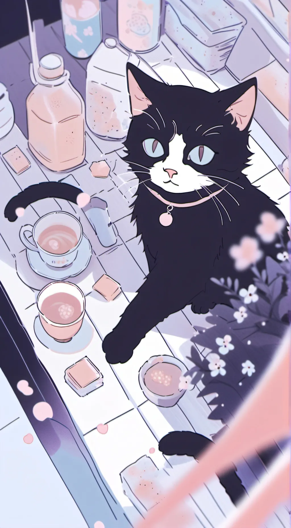 ai character: kitten background