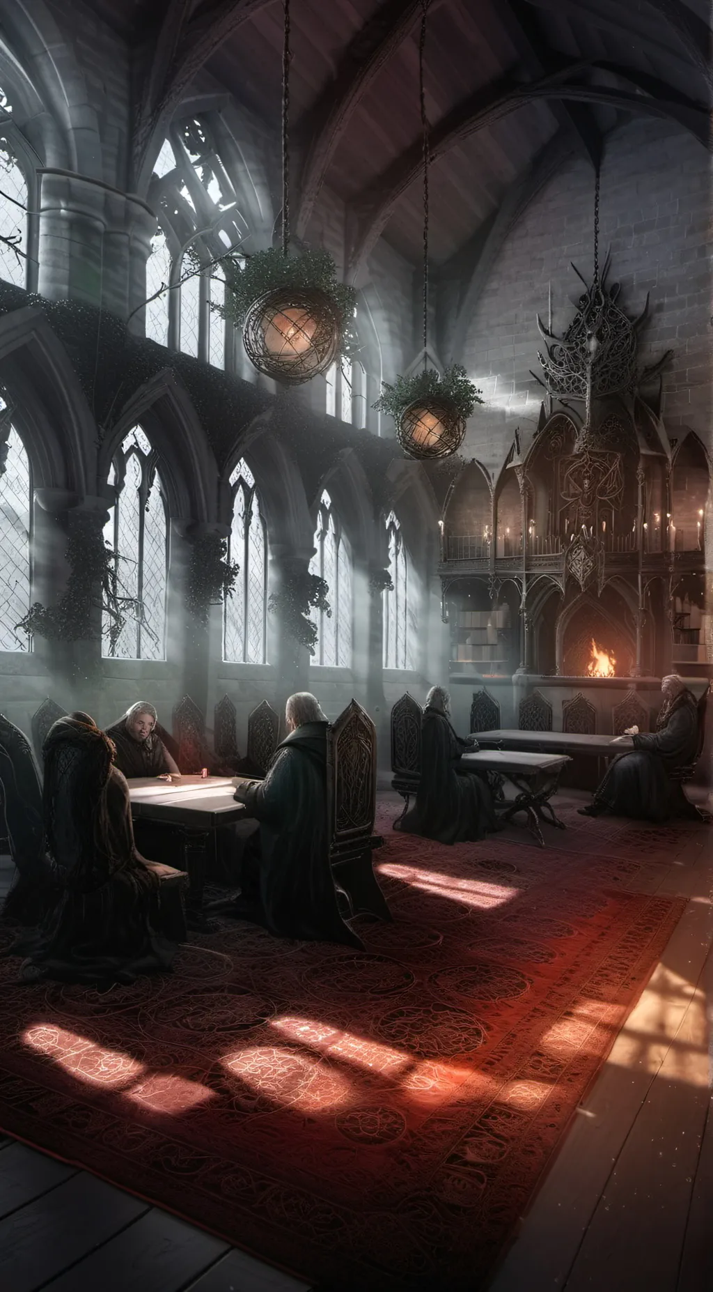 ai character: the closed secret background