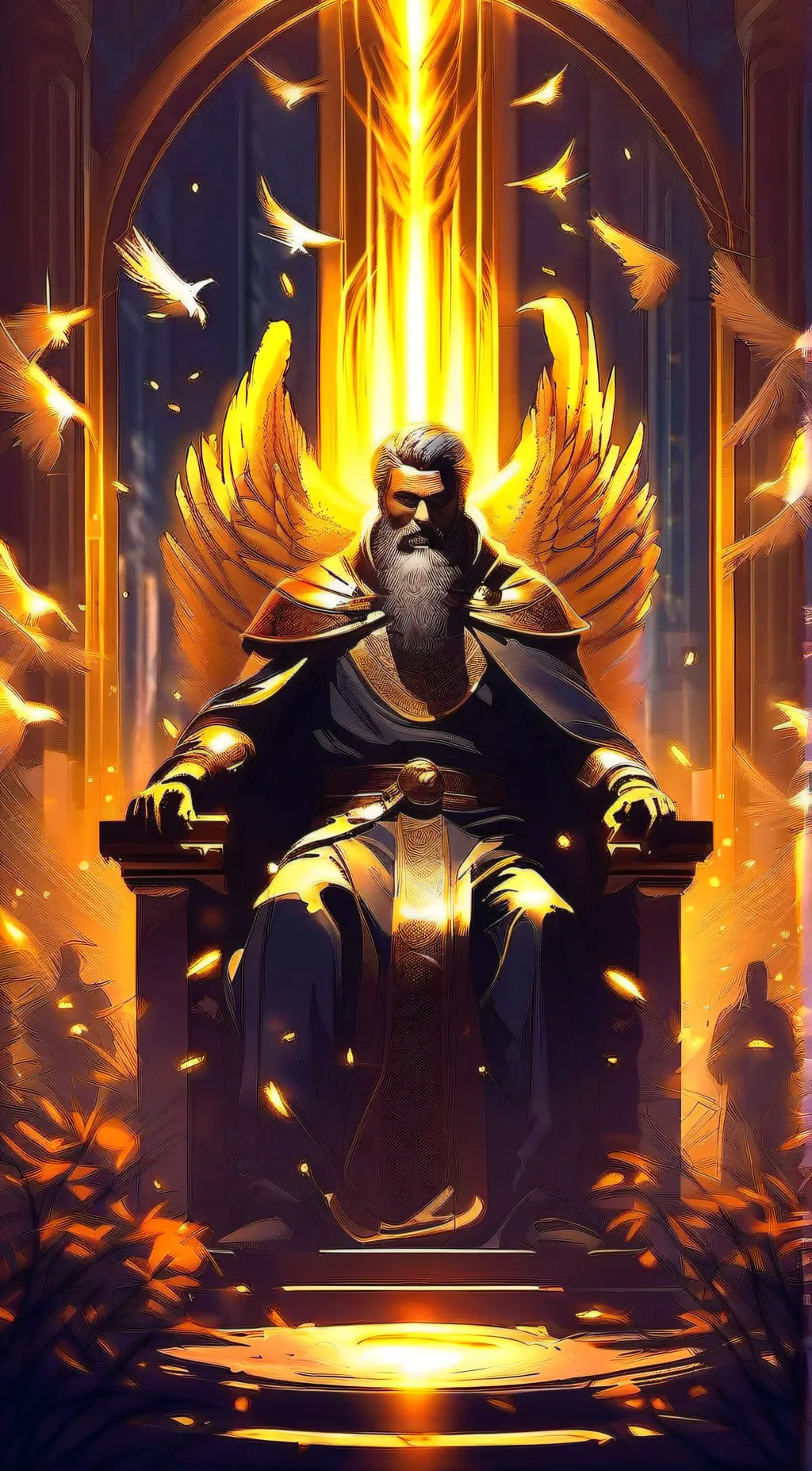 ai character: god background