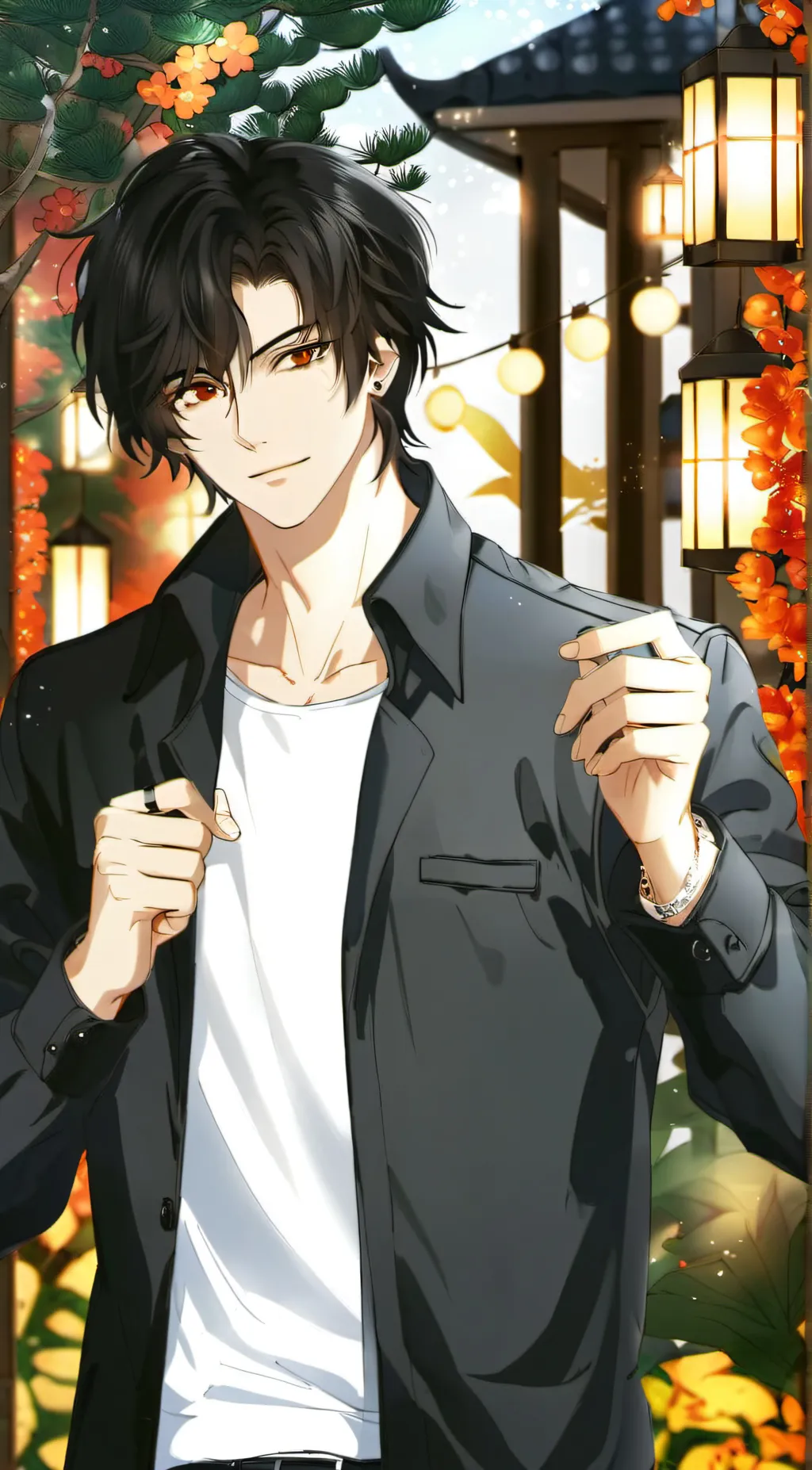 ai character: Mickel  background