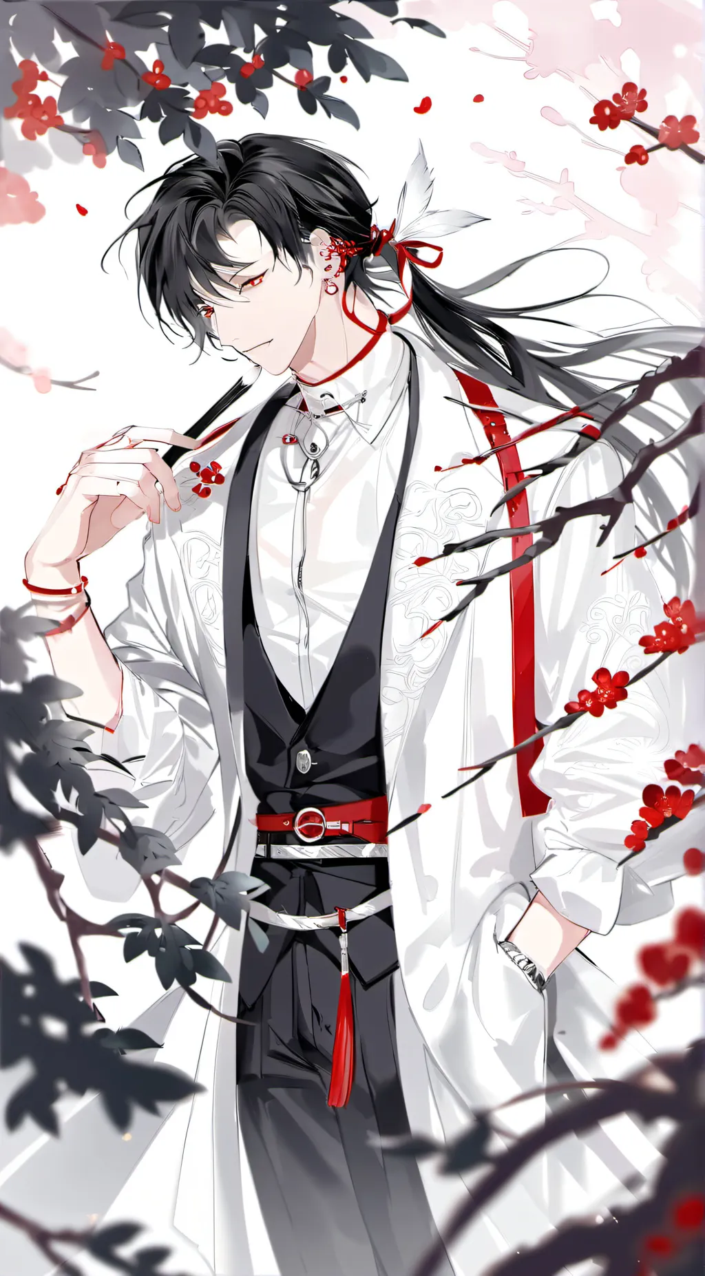 ai character: Gojo and Geto background