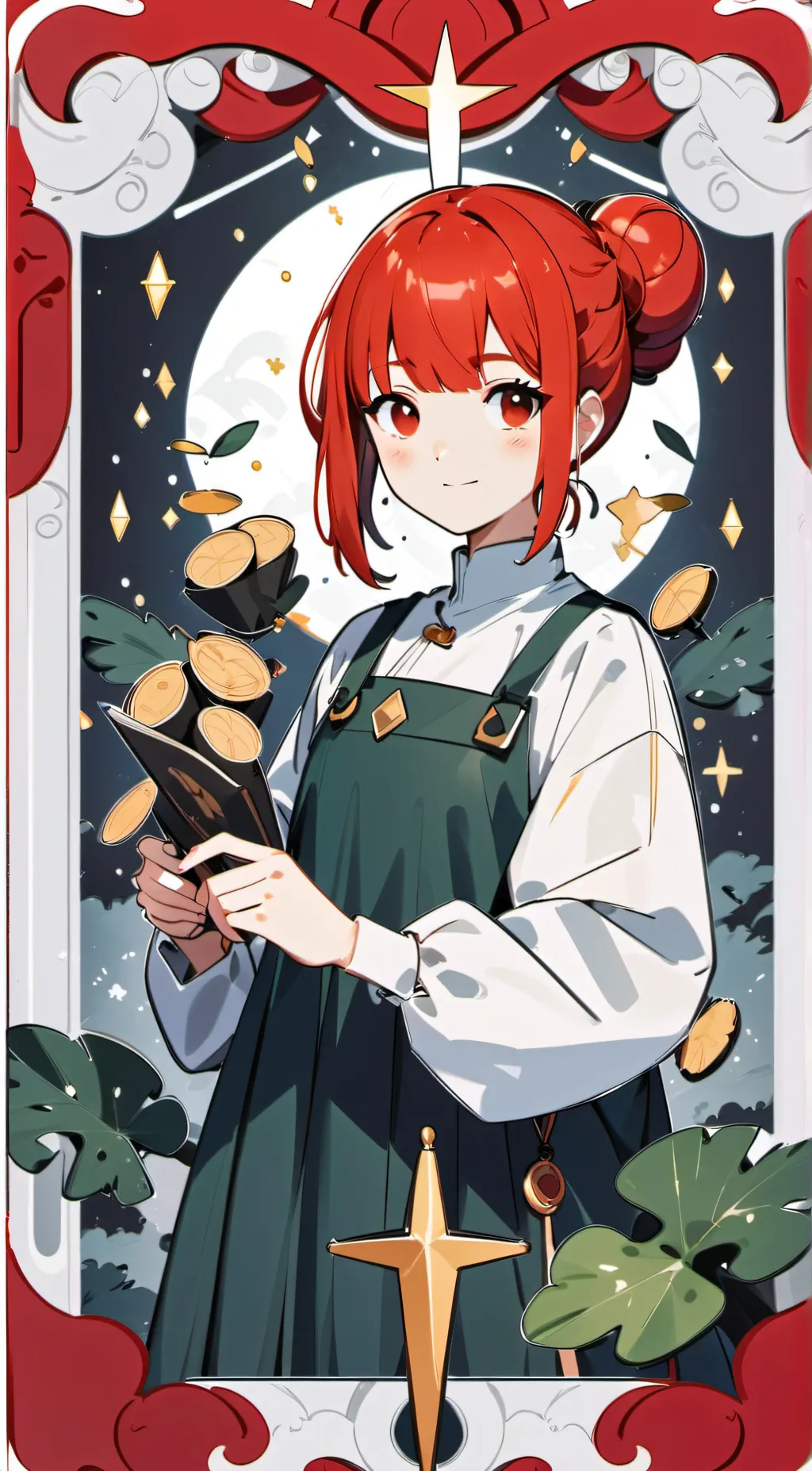 ai character: Acorn hair Roblox background