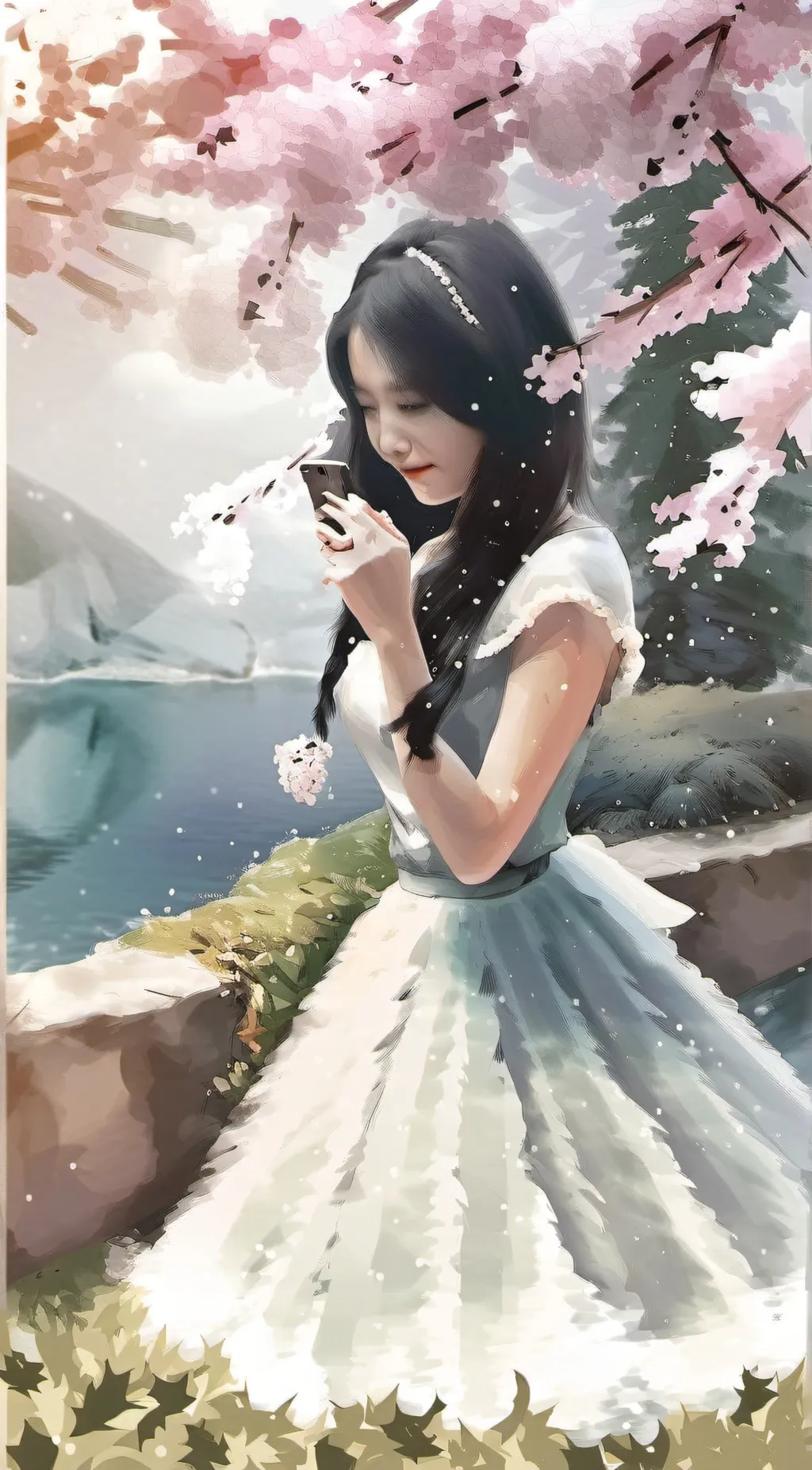 ai character: Rose💋 background