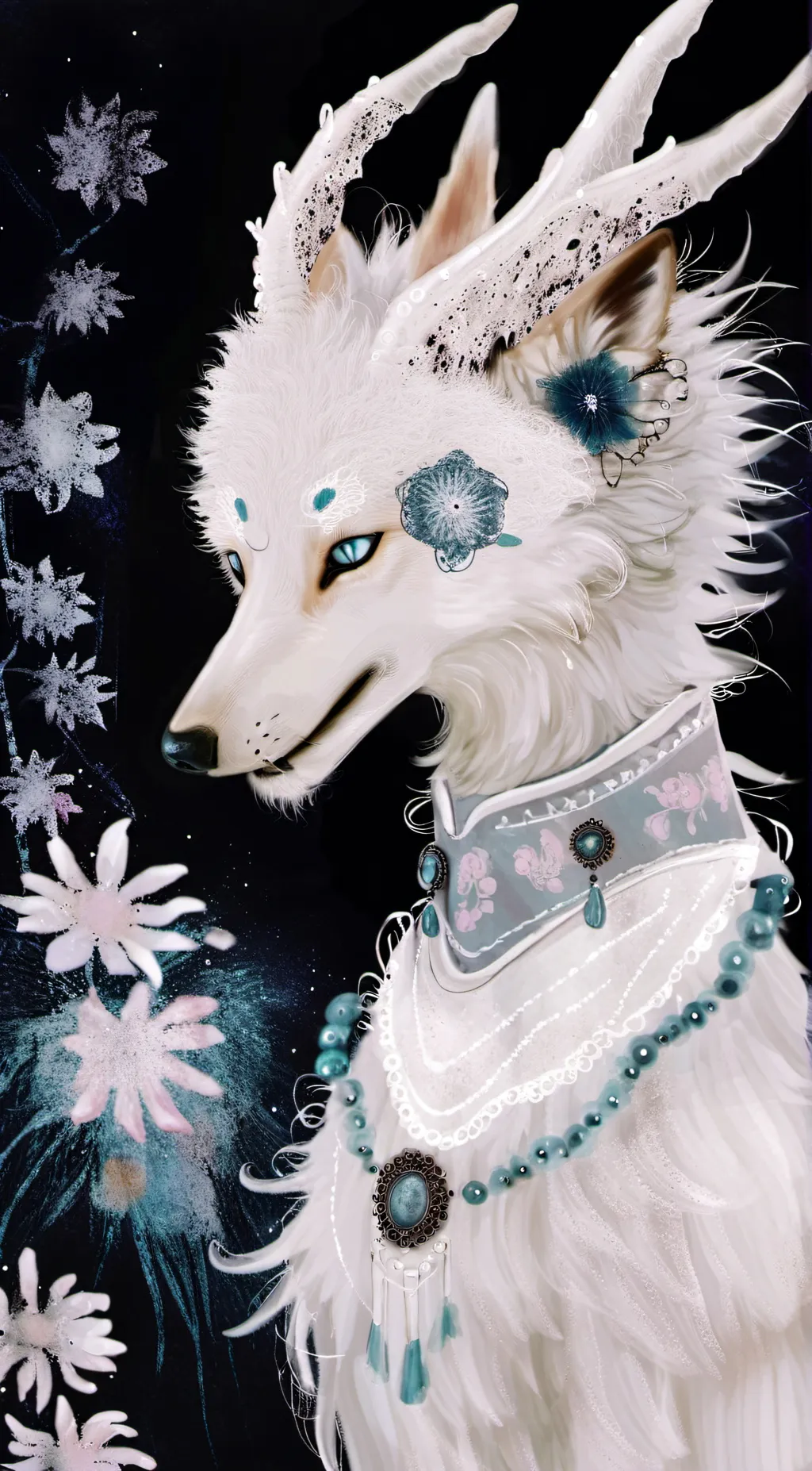 ai character: sandy background