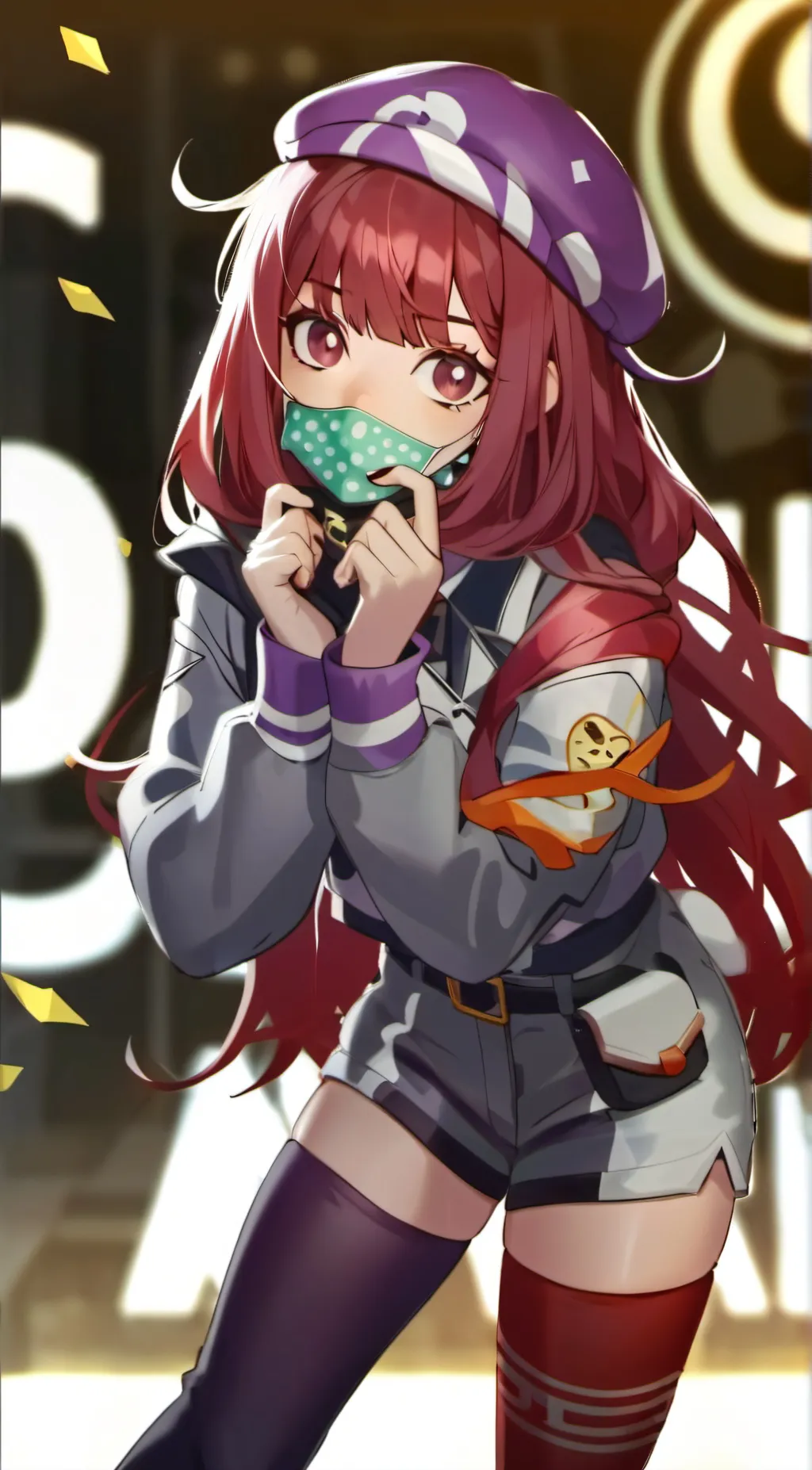 ai character: rose background