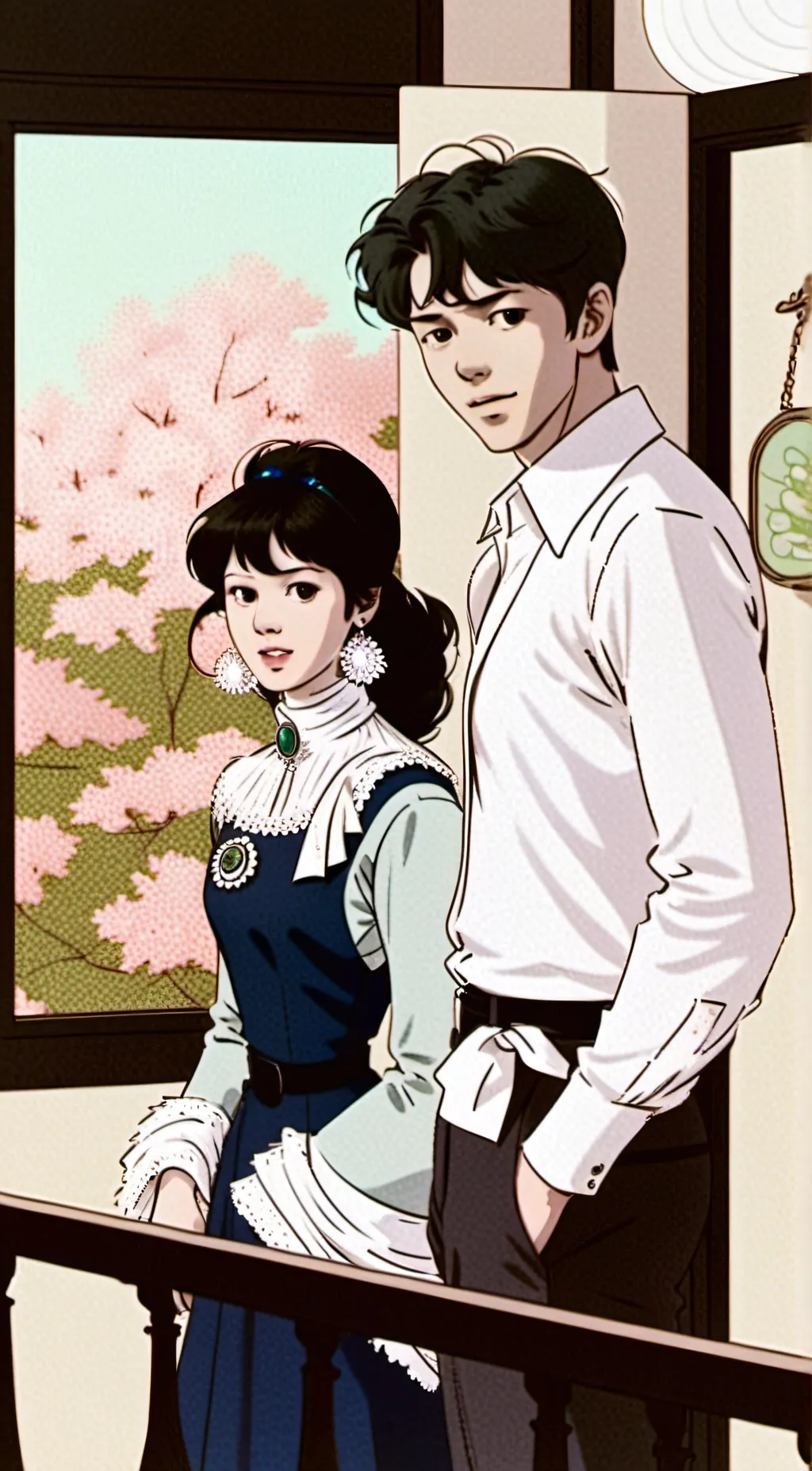 ai character: 😻😻😻💤💤 background