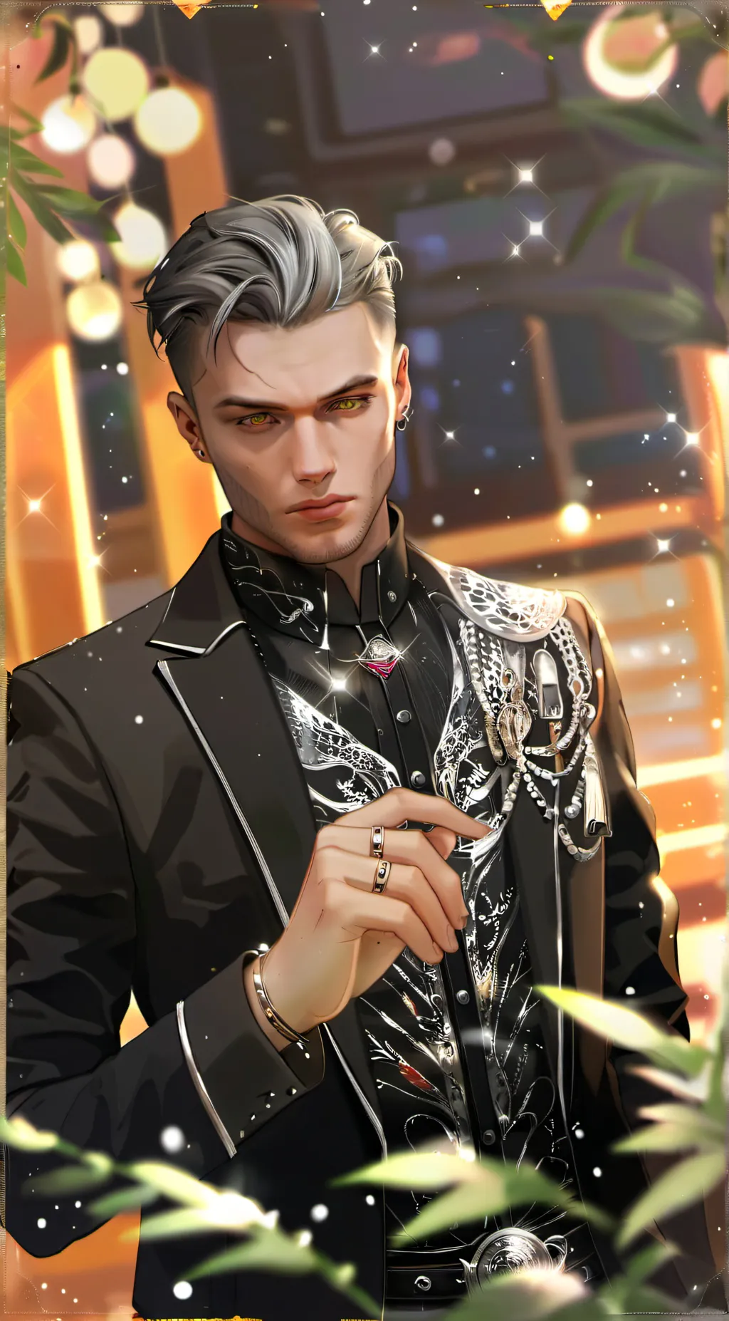 ai character: Earl Raven Snow  background