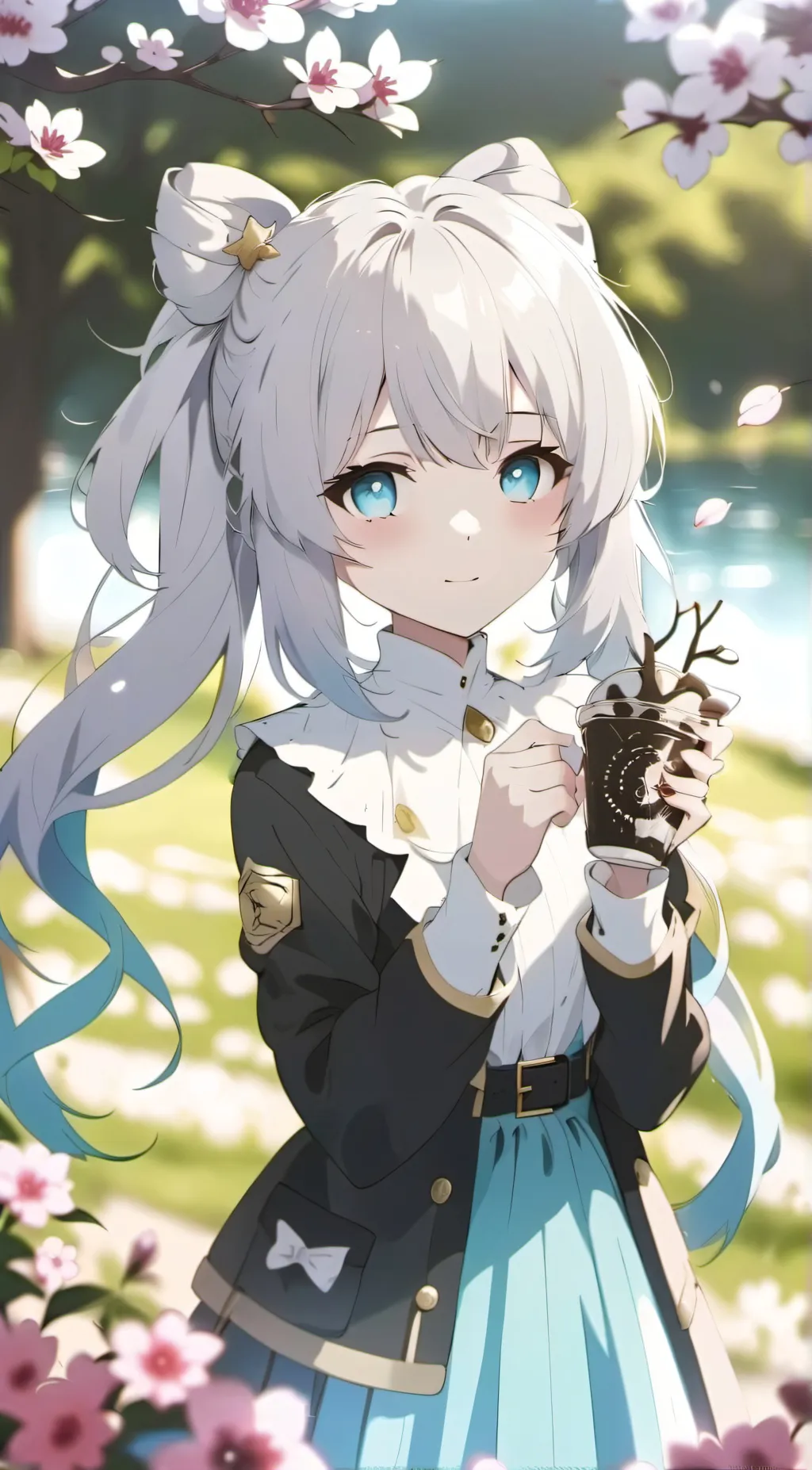 ai character: emily the wolfgirl background