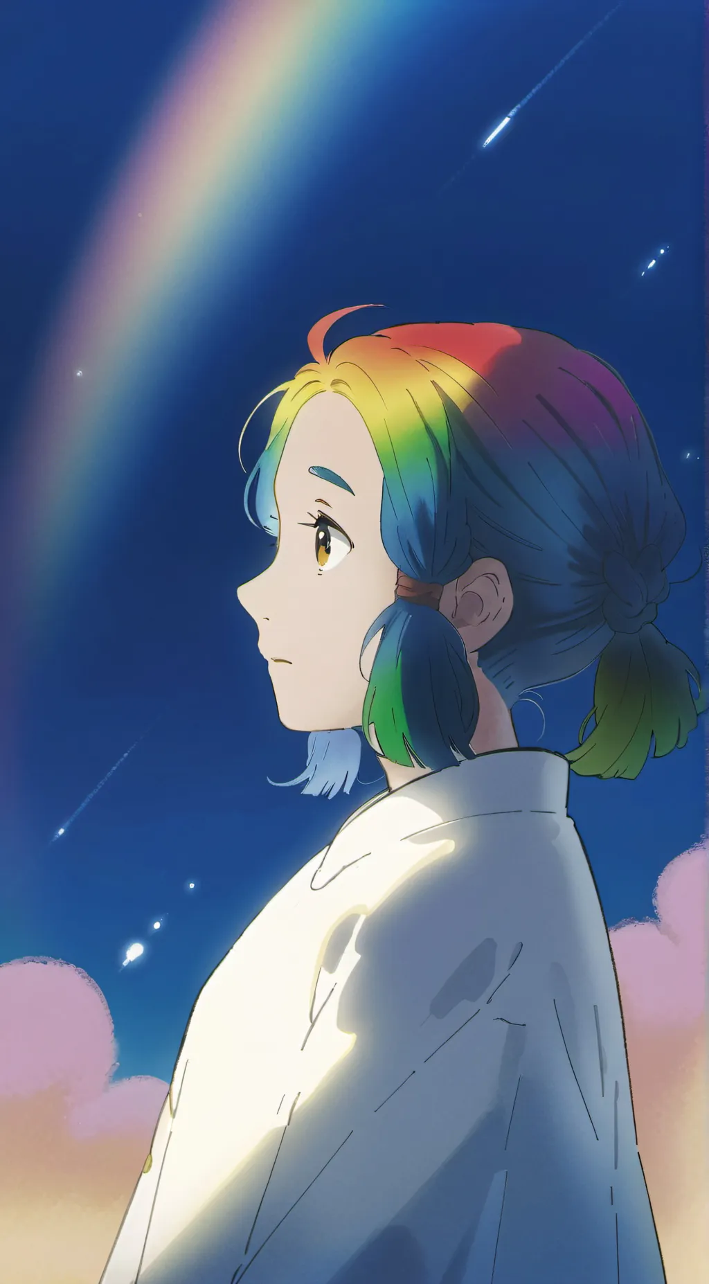 ai character: rainbow ;) background