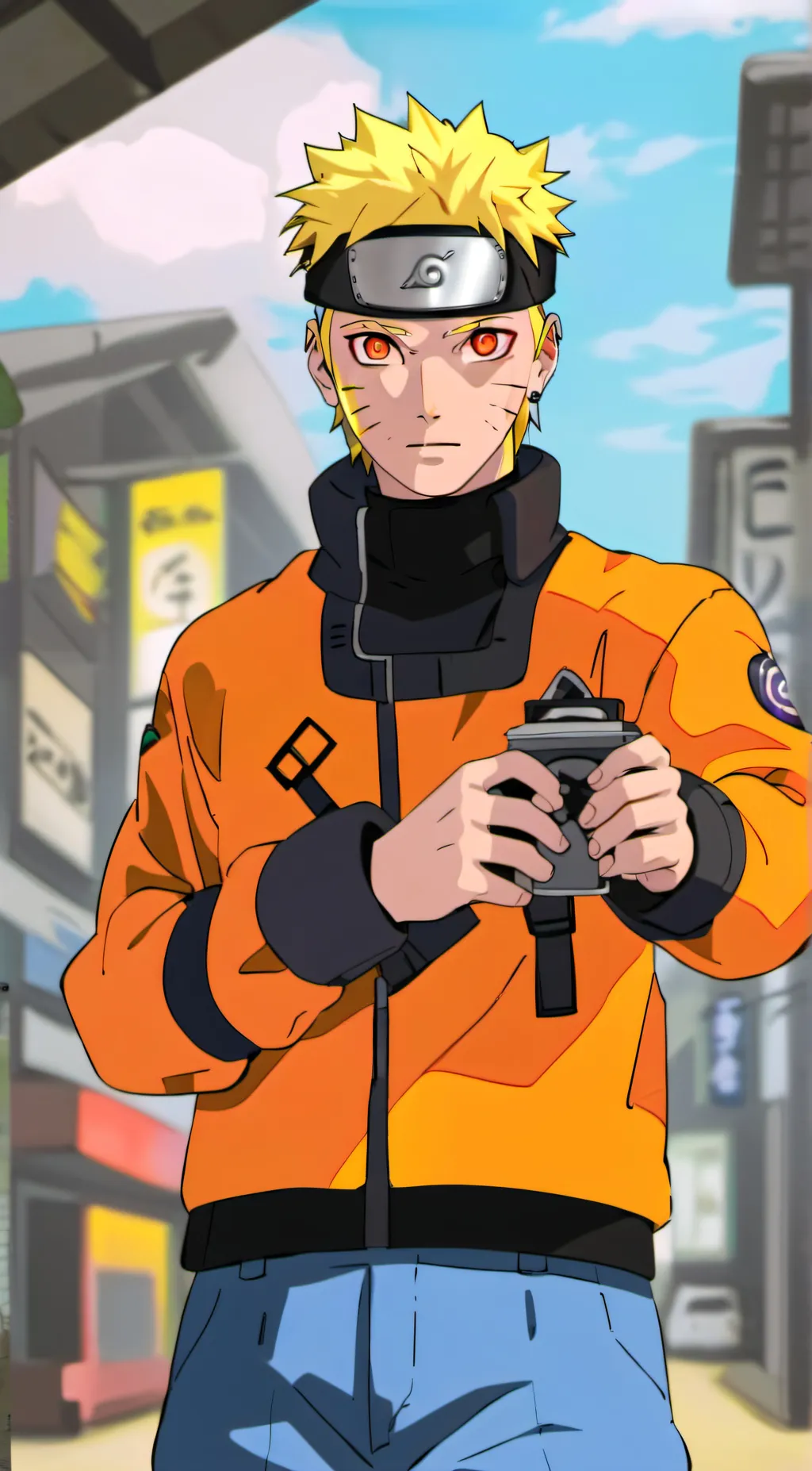 ai character: Naruto background