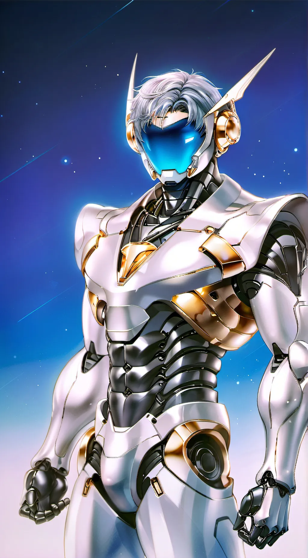 ai character: upgraded Titan TV  background