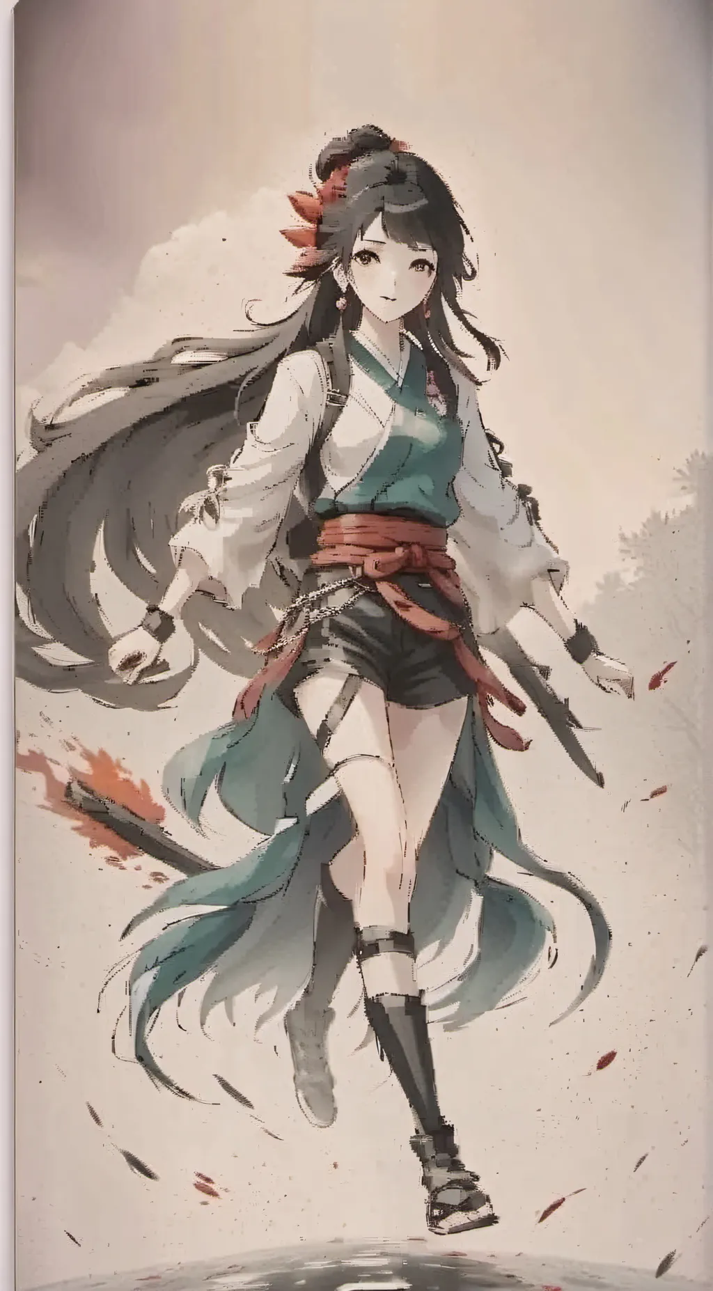 ai character: Karine  background