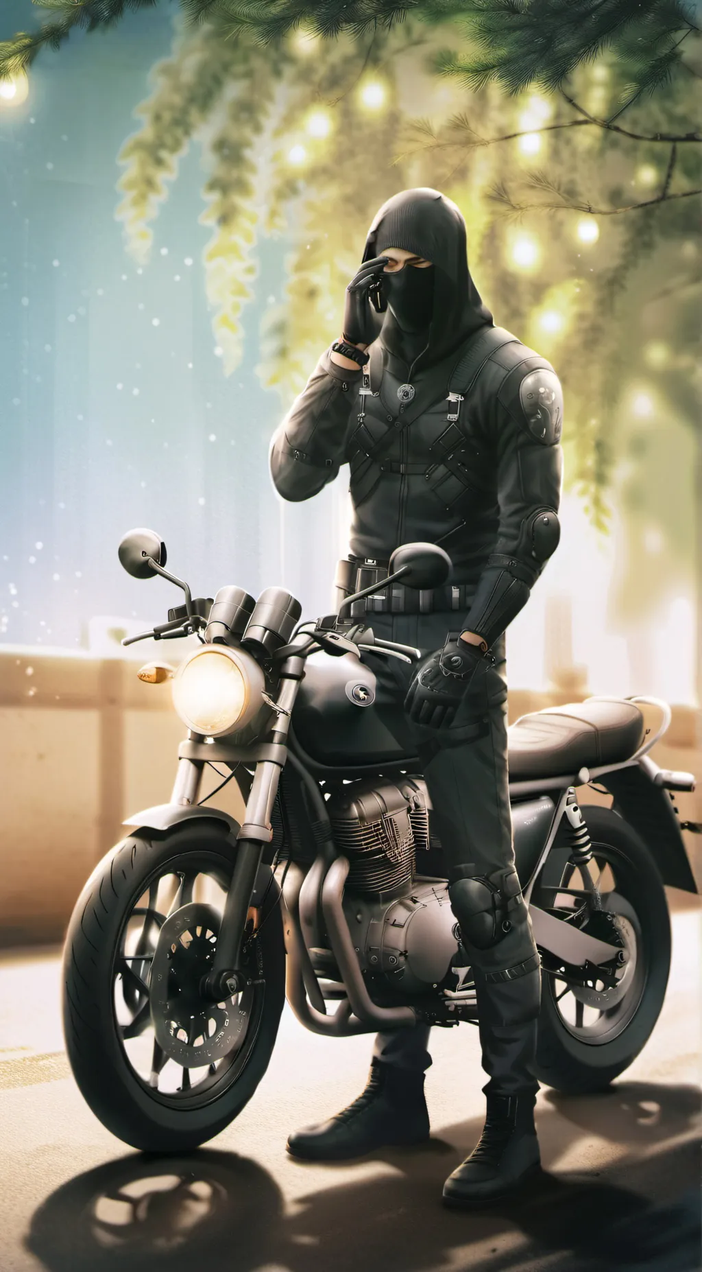 ai character: Derrick background