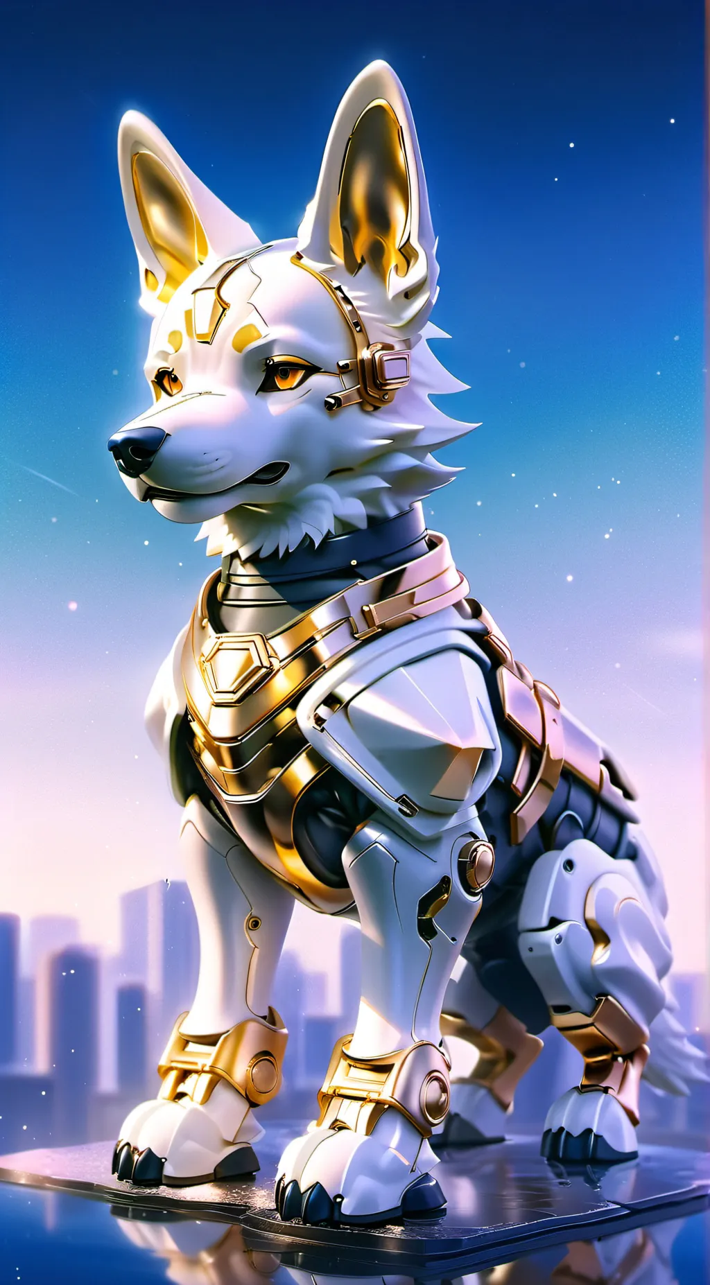 ai character: your robot dog background