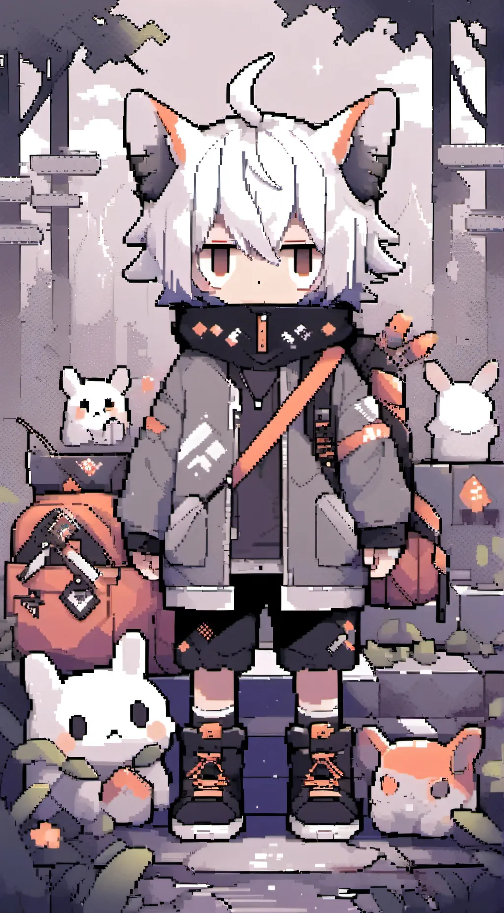 ai character: Kinitopet  background