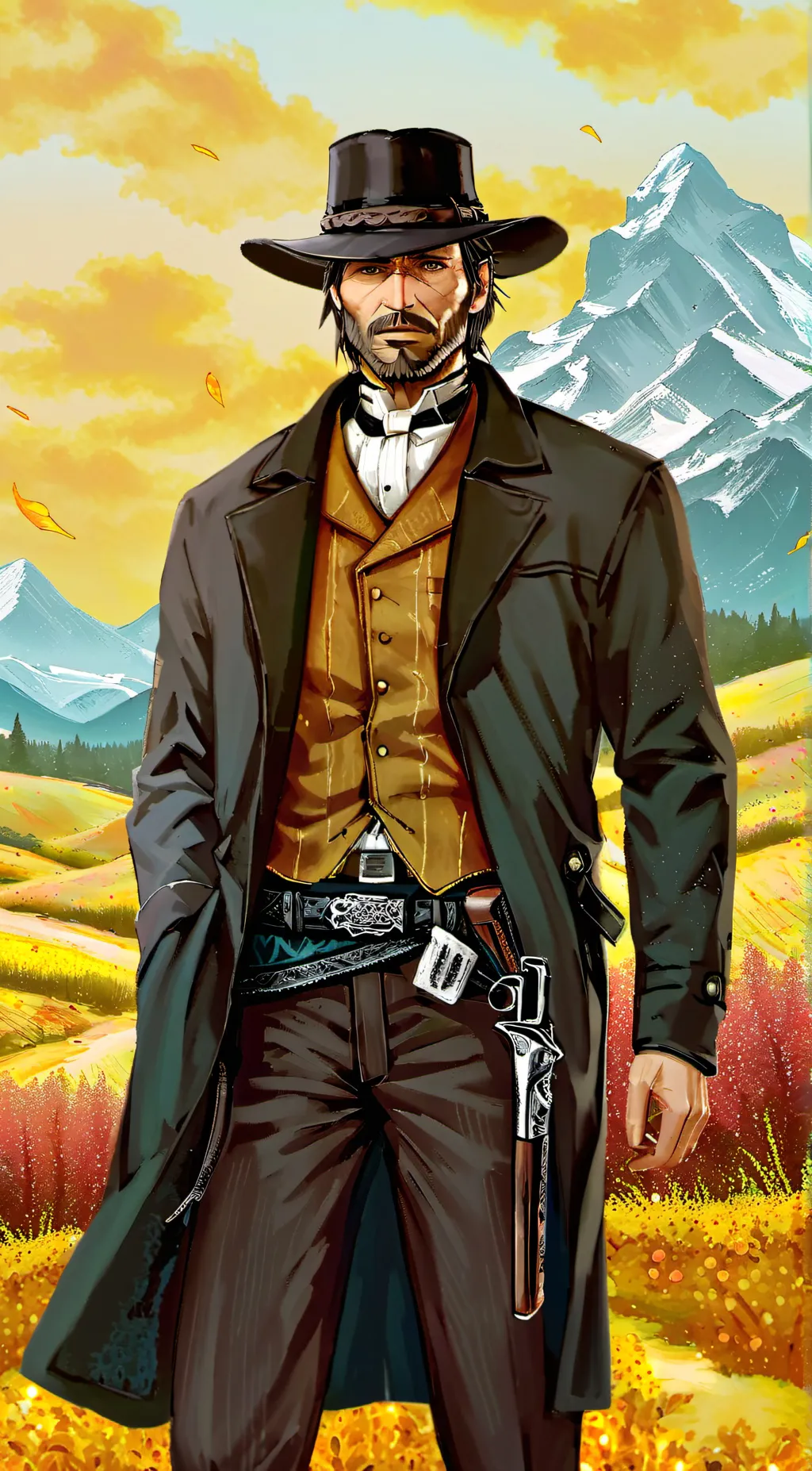 ai character: micah bell background