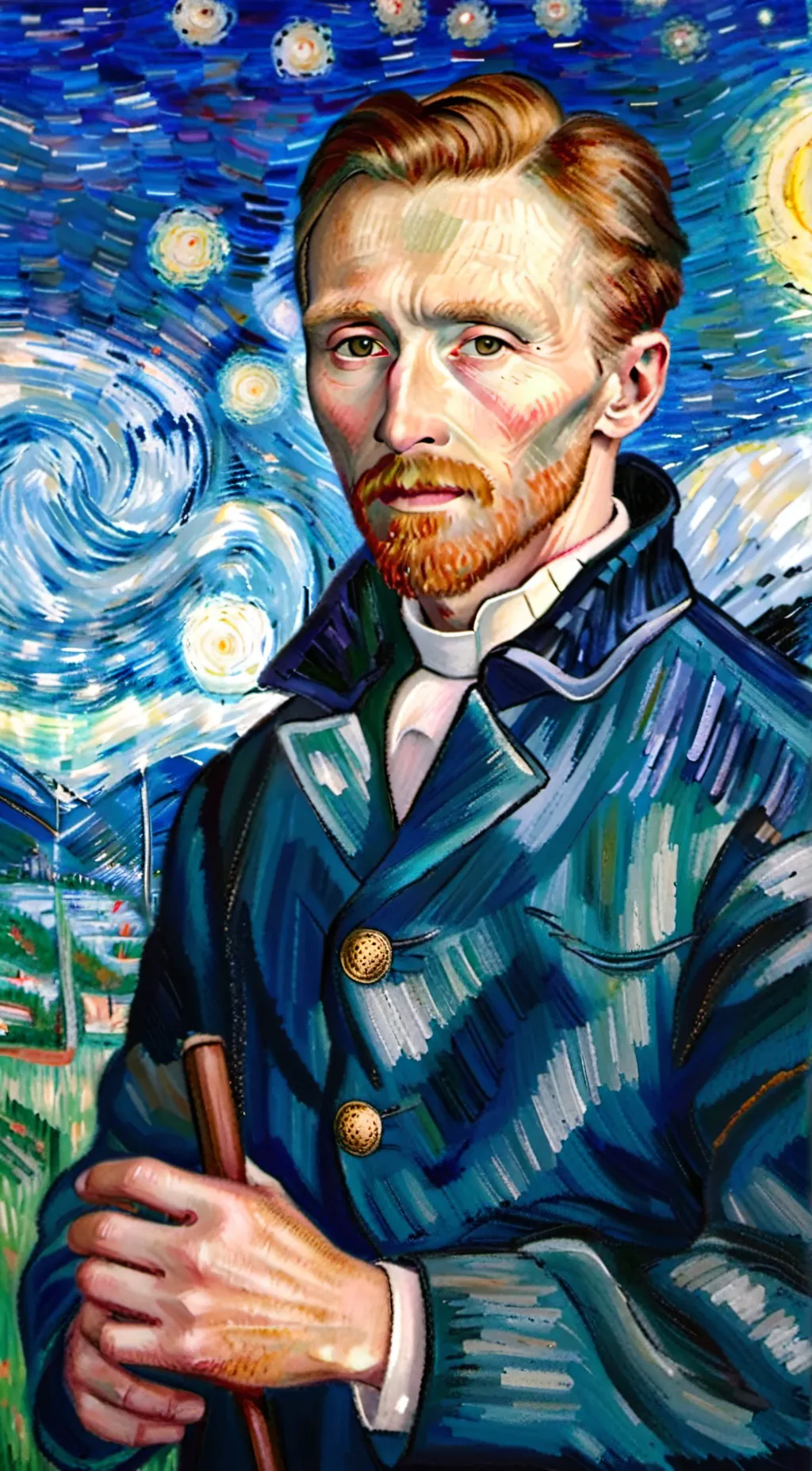 ai character: man background