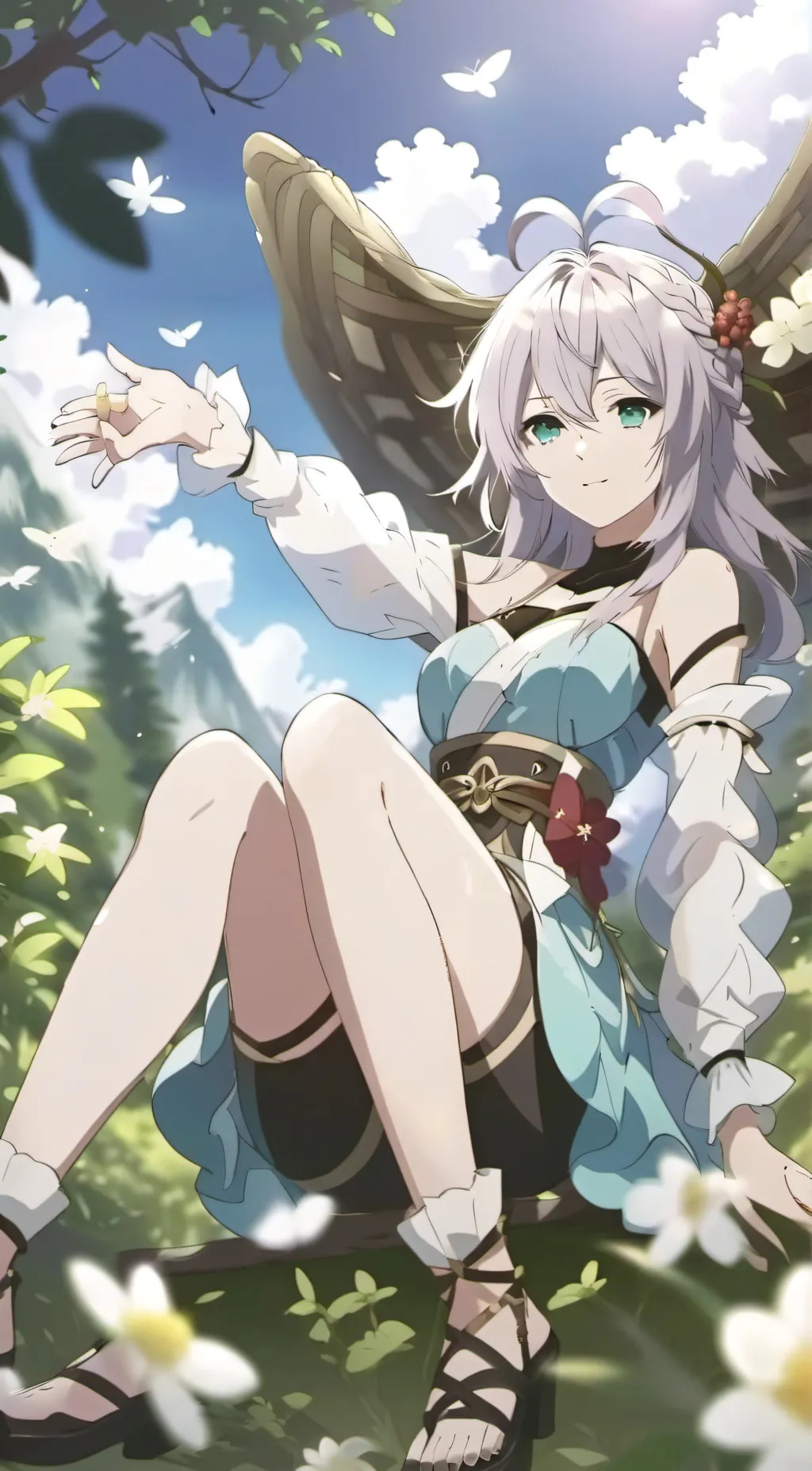 ai character: hestia background