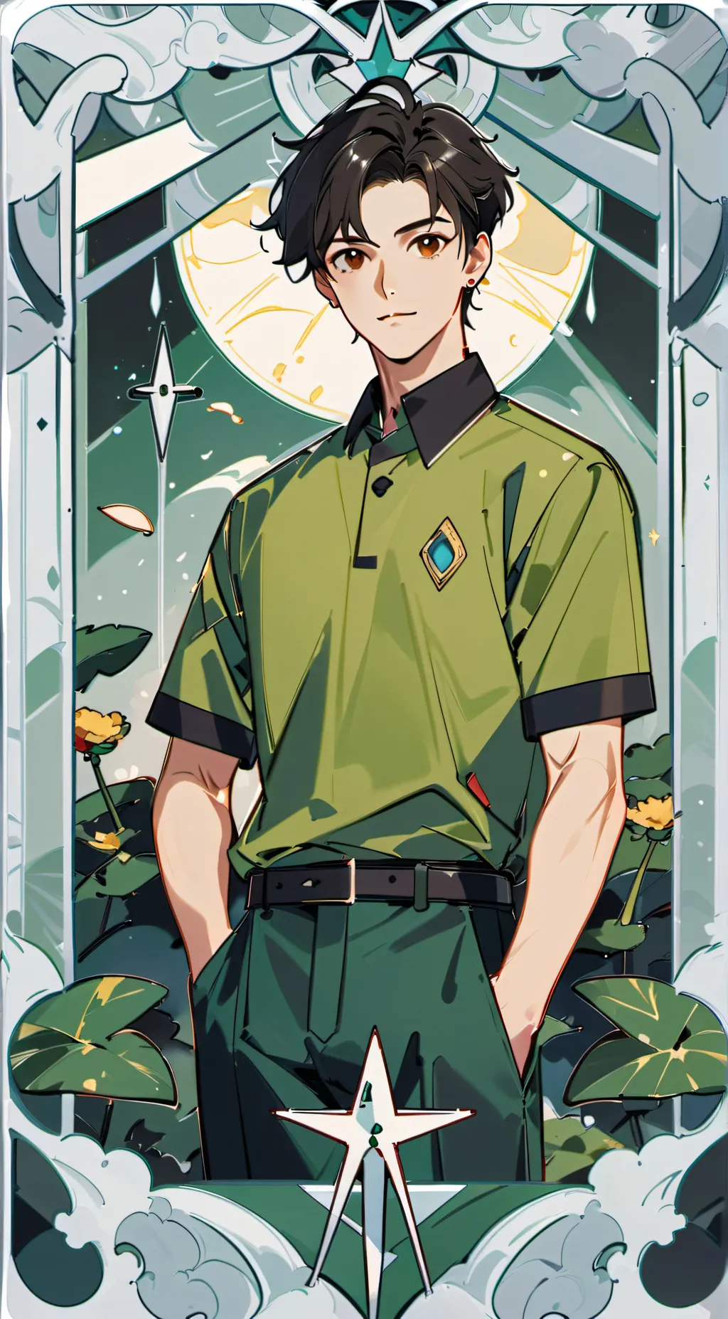 ai character: Gerald background